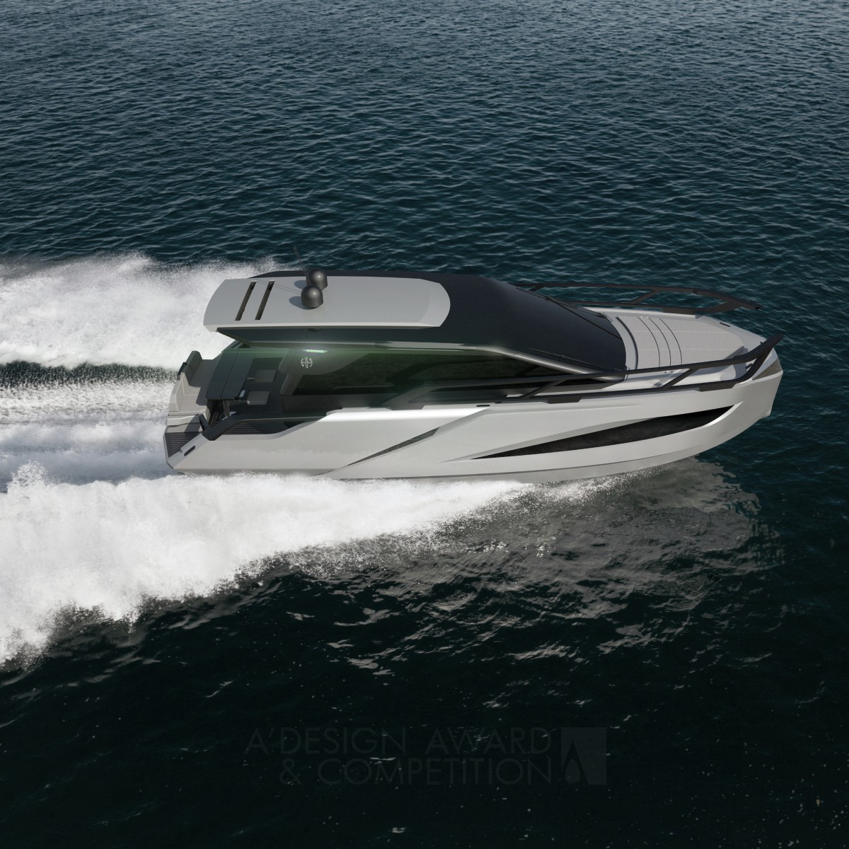 Baran Akalin wins Iron at the prestigious A' Yacht and Marine Vessels Design Award with Hunters 40 Power Yacht.