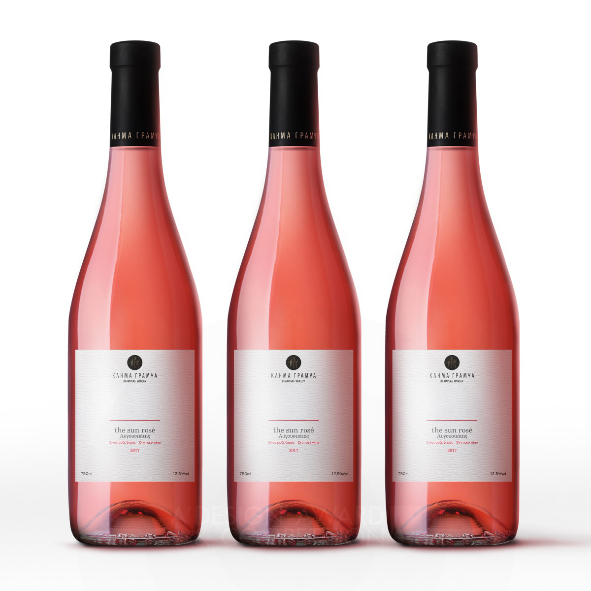 Sun Rose Wine Label Design