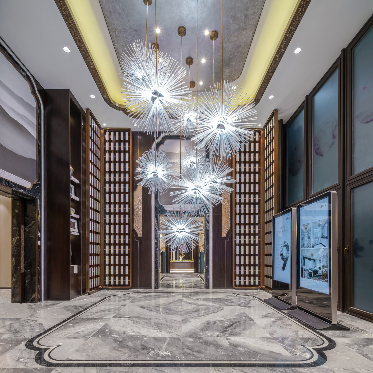 Jinjiang Sky Villa Sales Center by DESMOOD