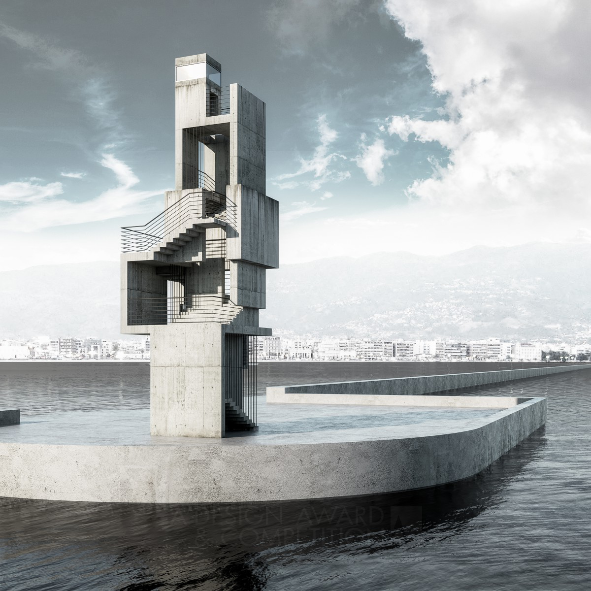 Cubes Aleorion: Um Farol Moderno para o Porto de Volos, Grécia