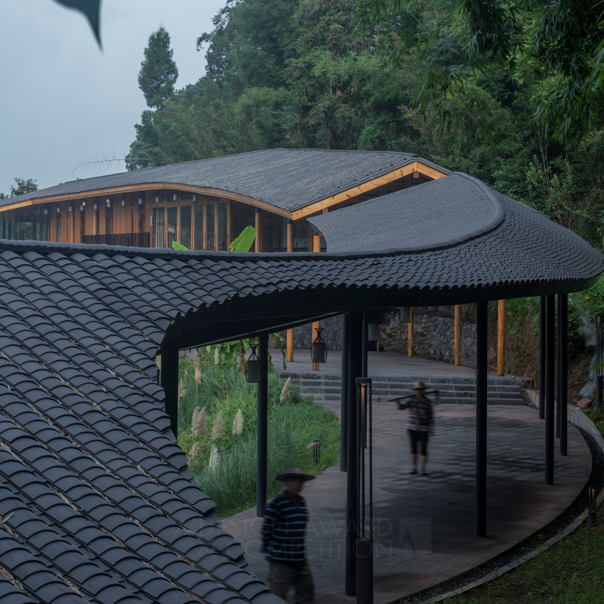 Bamboo Branch Academy Cultrual Public Architecture by Archermit