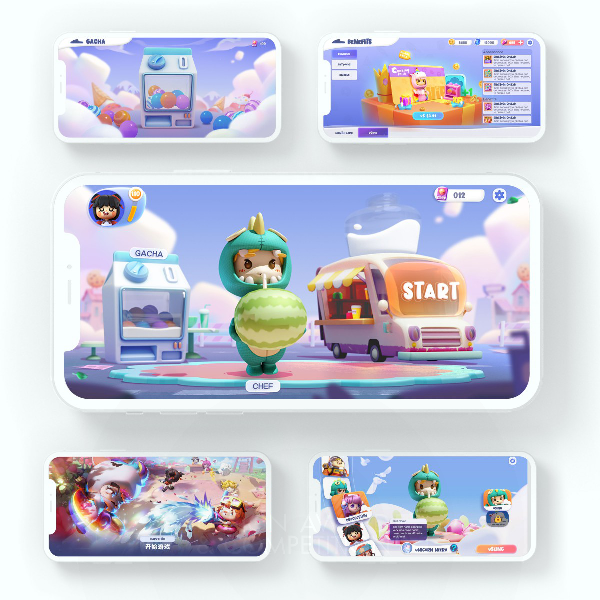 Cooking Battle  Game Ux by Tingting Fang