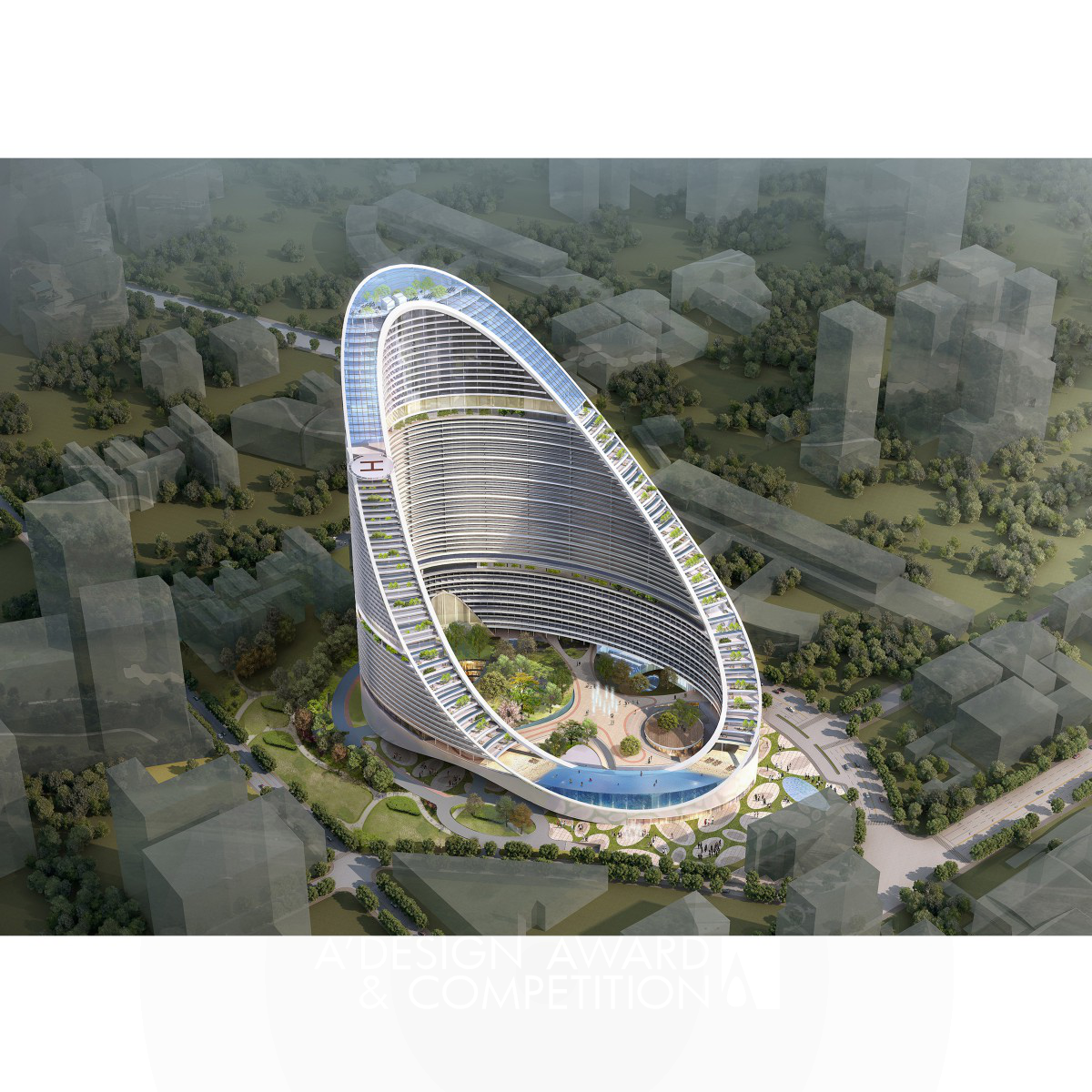 Doe O-Mega Urban Complex Building by Peng Architects Inc.