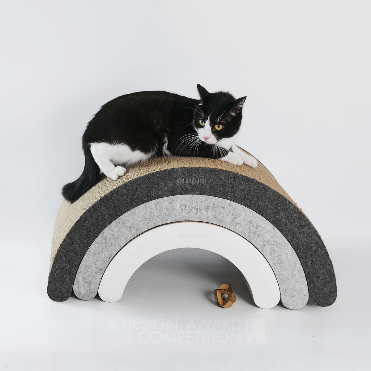 Gloguu Ltd wins Golden at the prestigious A' Pet Care, Toys, Supplies and Products for Animals Design Award with Scratch Cave Cat Scratcher.