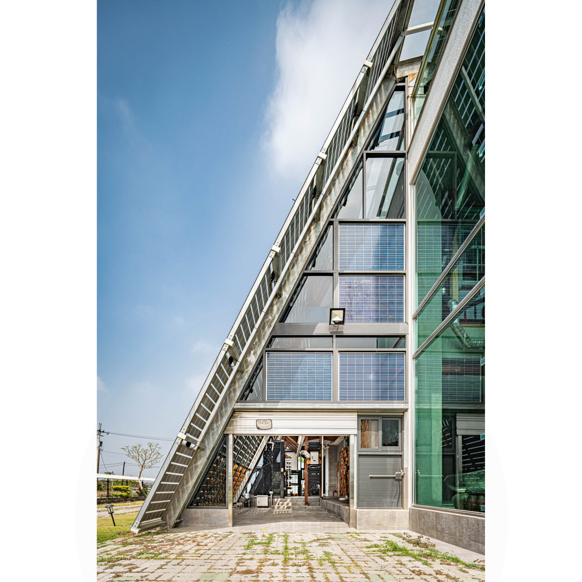 The Sun House Sustainable Social Building by SunEdge PV Technology Co., Ltd