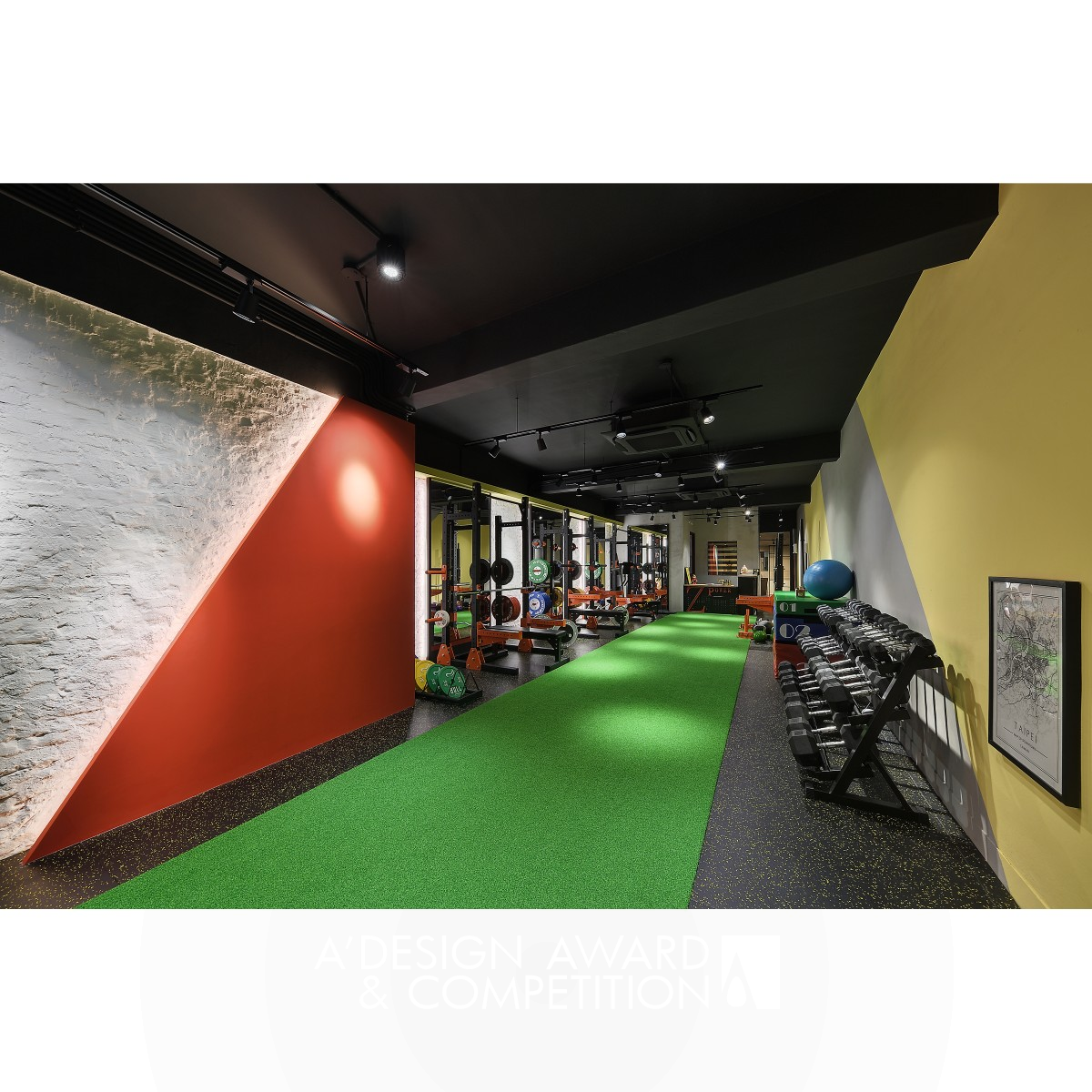 Colors and the Origin: A Gym Design by Chien-Yuan Wang