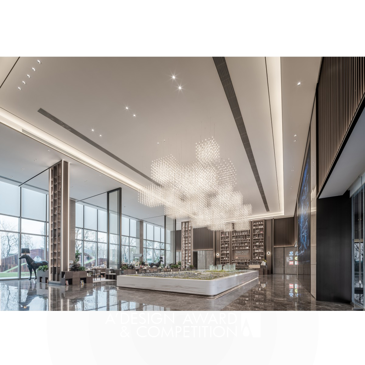 The One Mansion Sales Center by Shenzhen Yunfan International Art Design Co., Ltd.