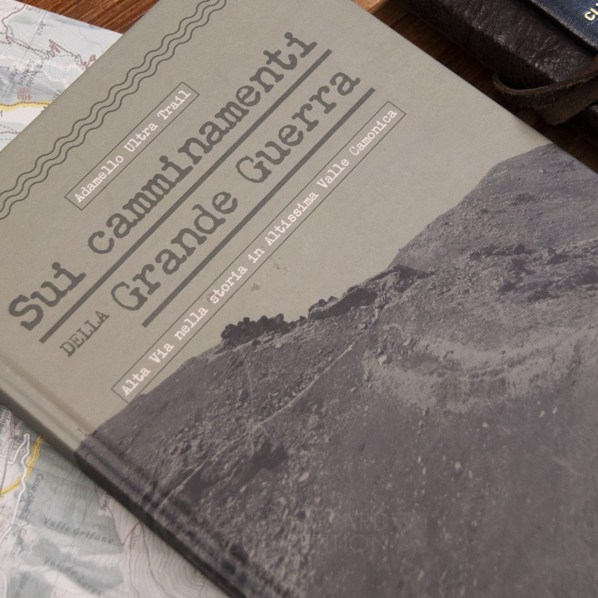 Martino Spreafico wins Iron at the prestigious A' Print and Published Media Design Award with WWI Cultural Trail Map Book.