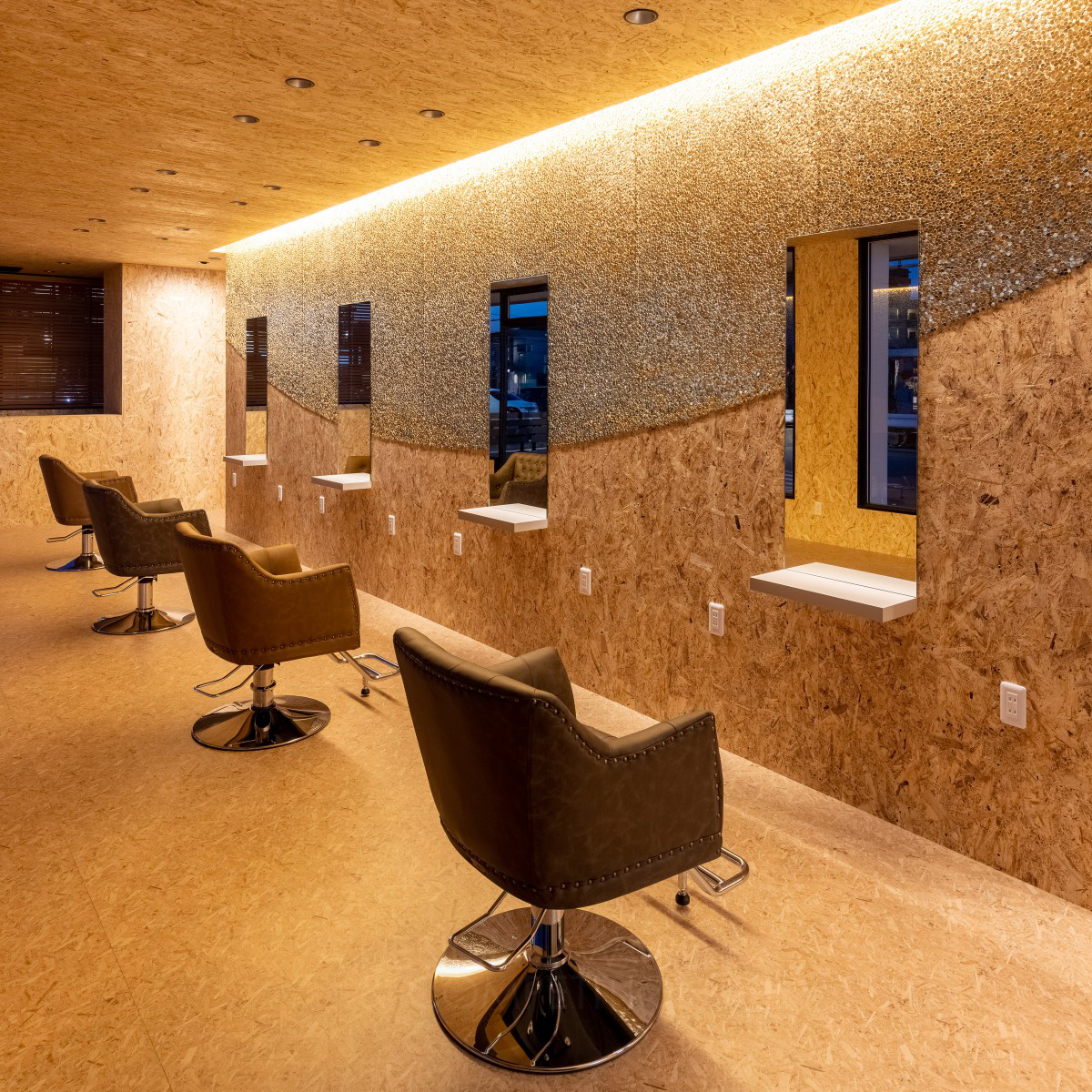 Lumiere Hair Salon by Tetsuya Matsumoto Bronze Interior Space and Exhibition Design Award Winner 2022 