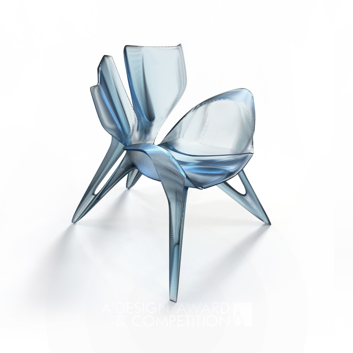 나비의 날개에서 영감을 받은 레저 의자 디자인