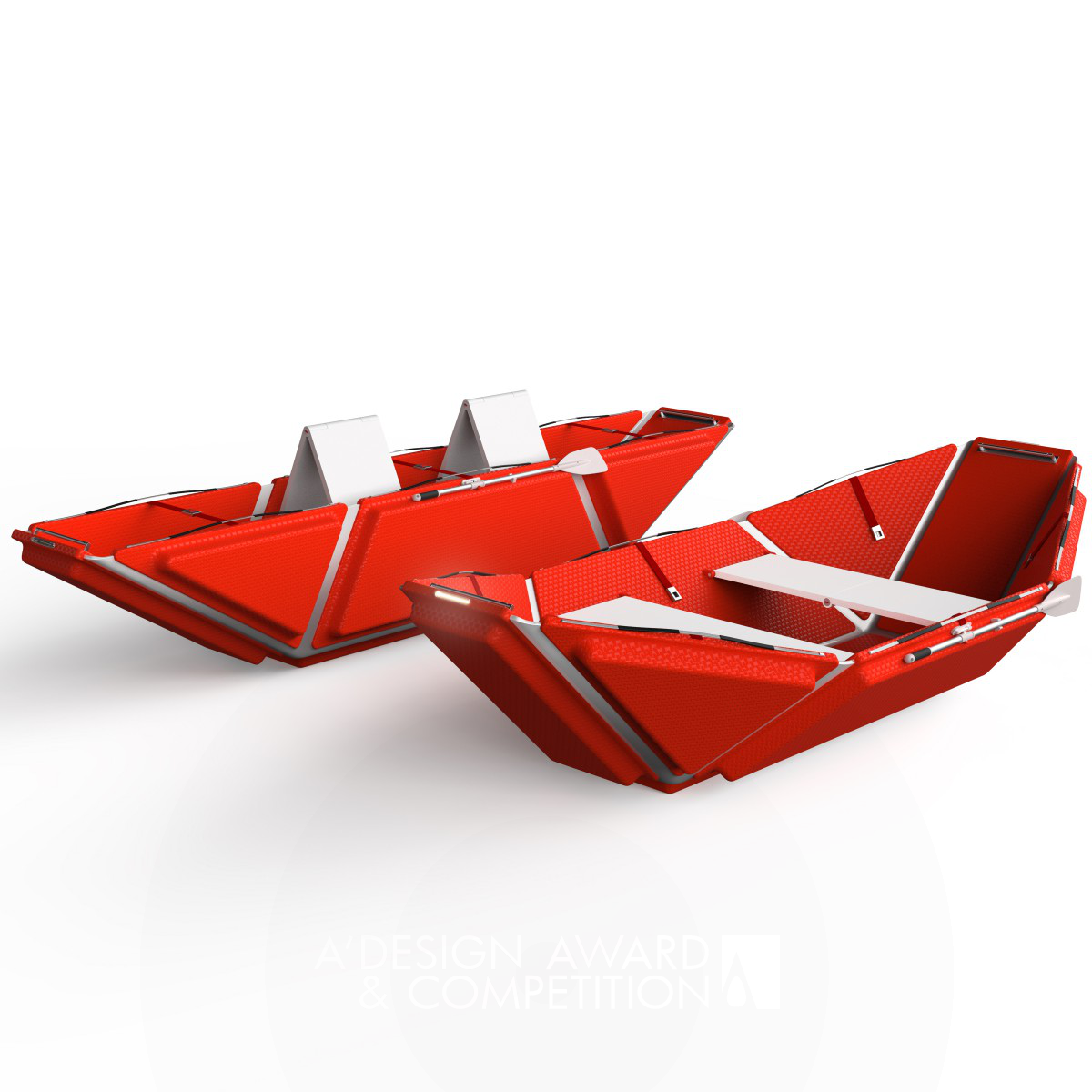 Fold and Rescue Paper Folding Lifeboat by Yining Chen