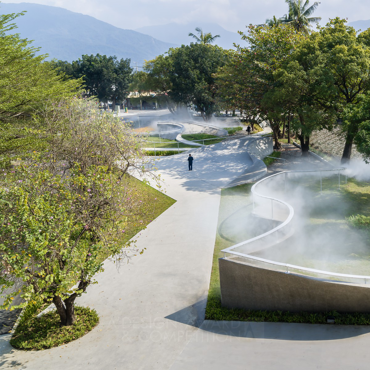 Men-An Pan wins Golden at the prestigious A' Landscape Planning and Garden Design Award with Nanhua Glimmer Public Landscape.
