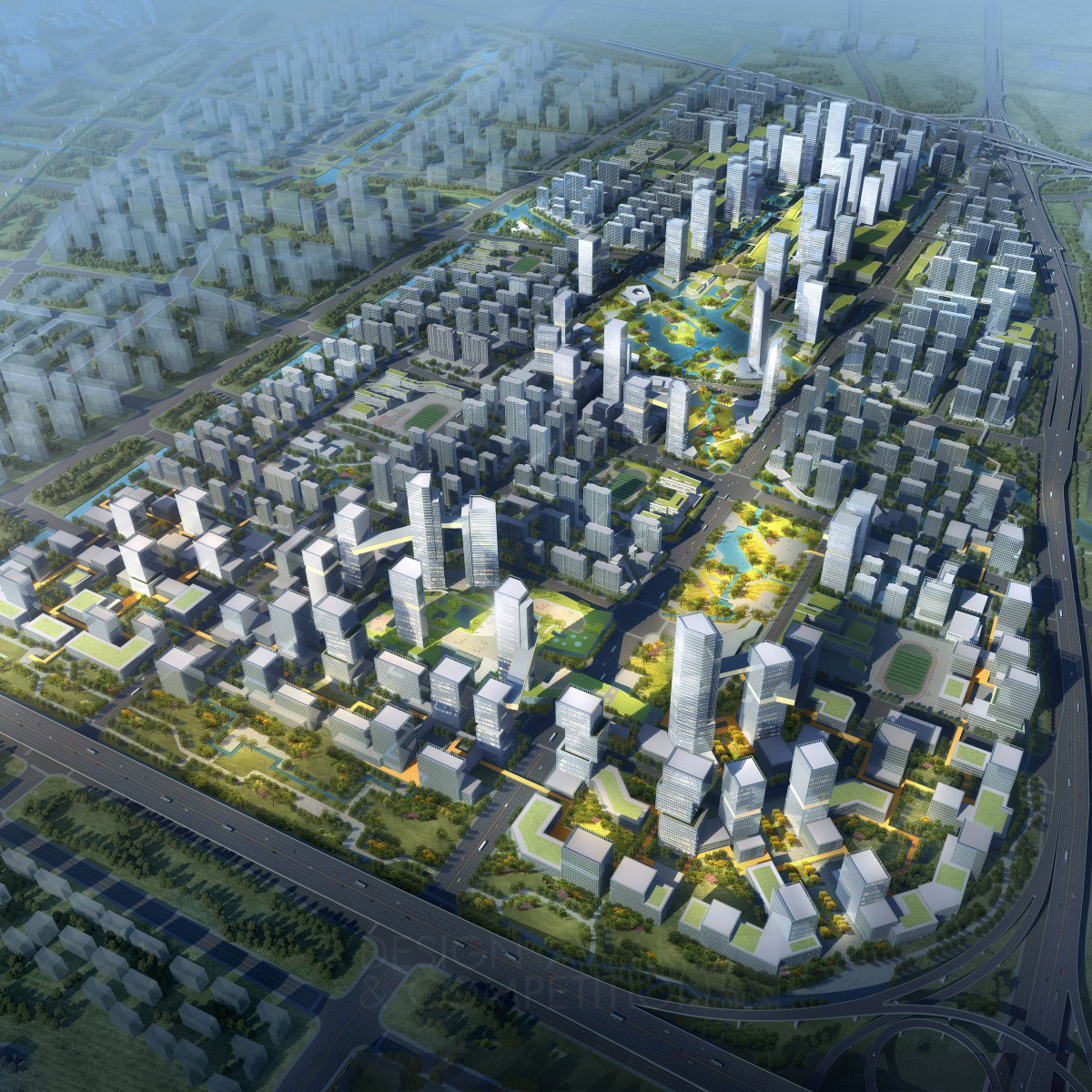 Future Headquarters Community: Transforming Hangzhou&#039;s CBD Landscape
