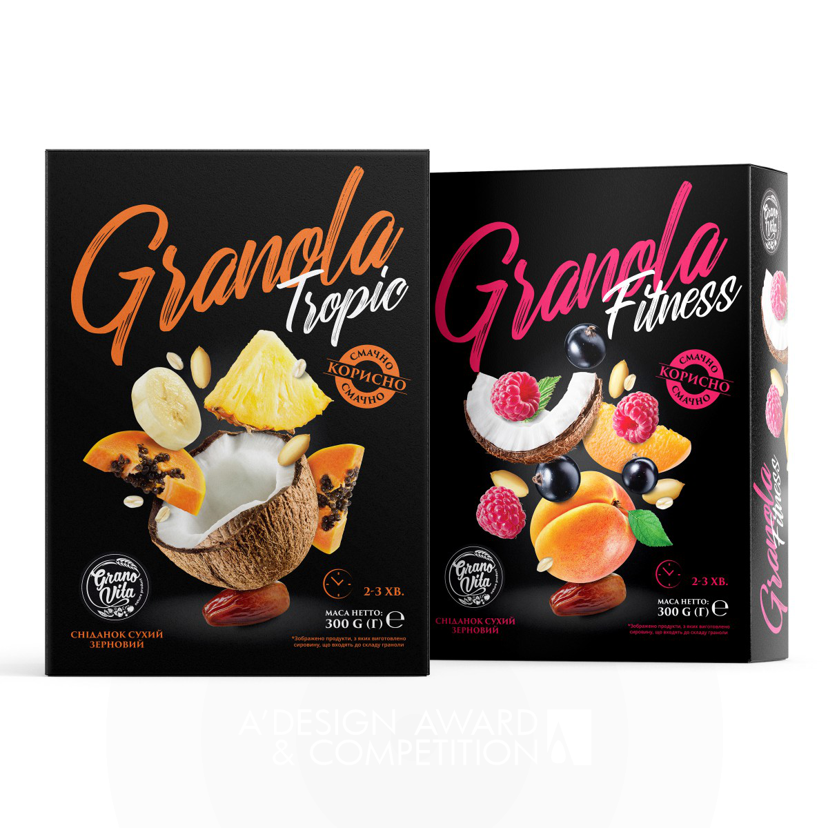 Granovita Granola Packaging by Olha Takhtarova