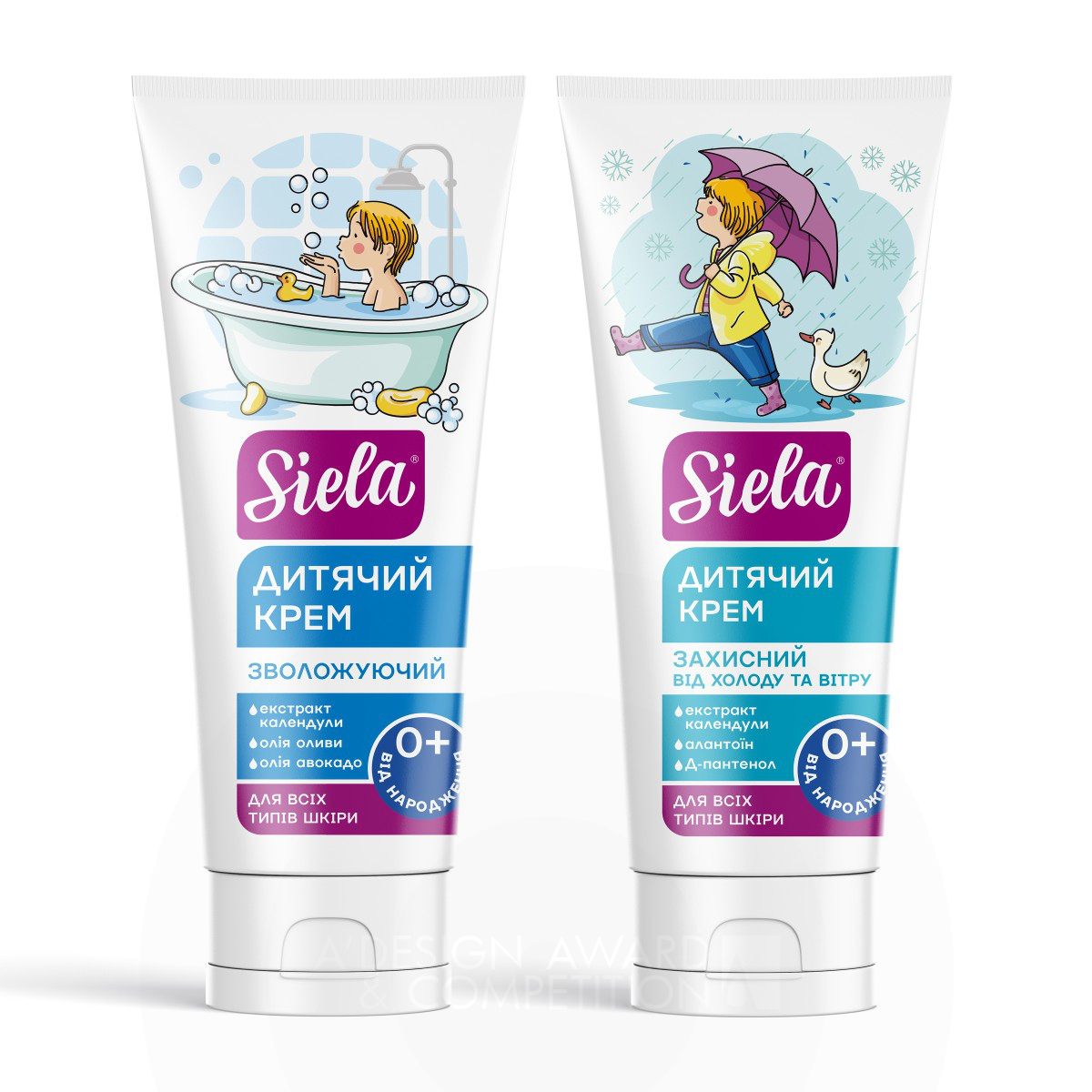 Siela : Emballage de cosmétiques pour enfants avec illustrations charmantes