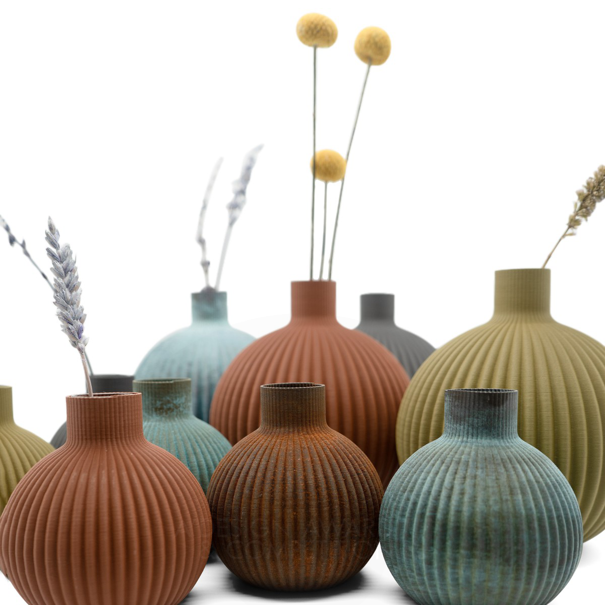 Ribbing Vase by Lihsing Wang