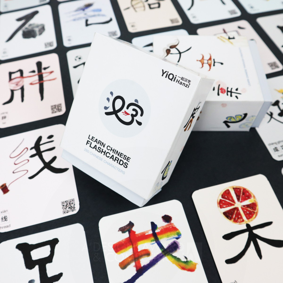 YiQi Hanzi Flashcards Teaching Cards by Mengyu Cao