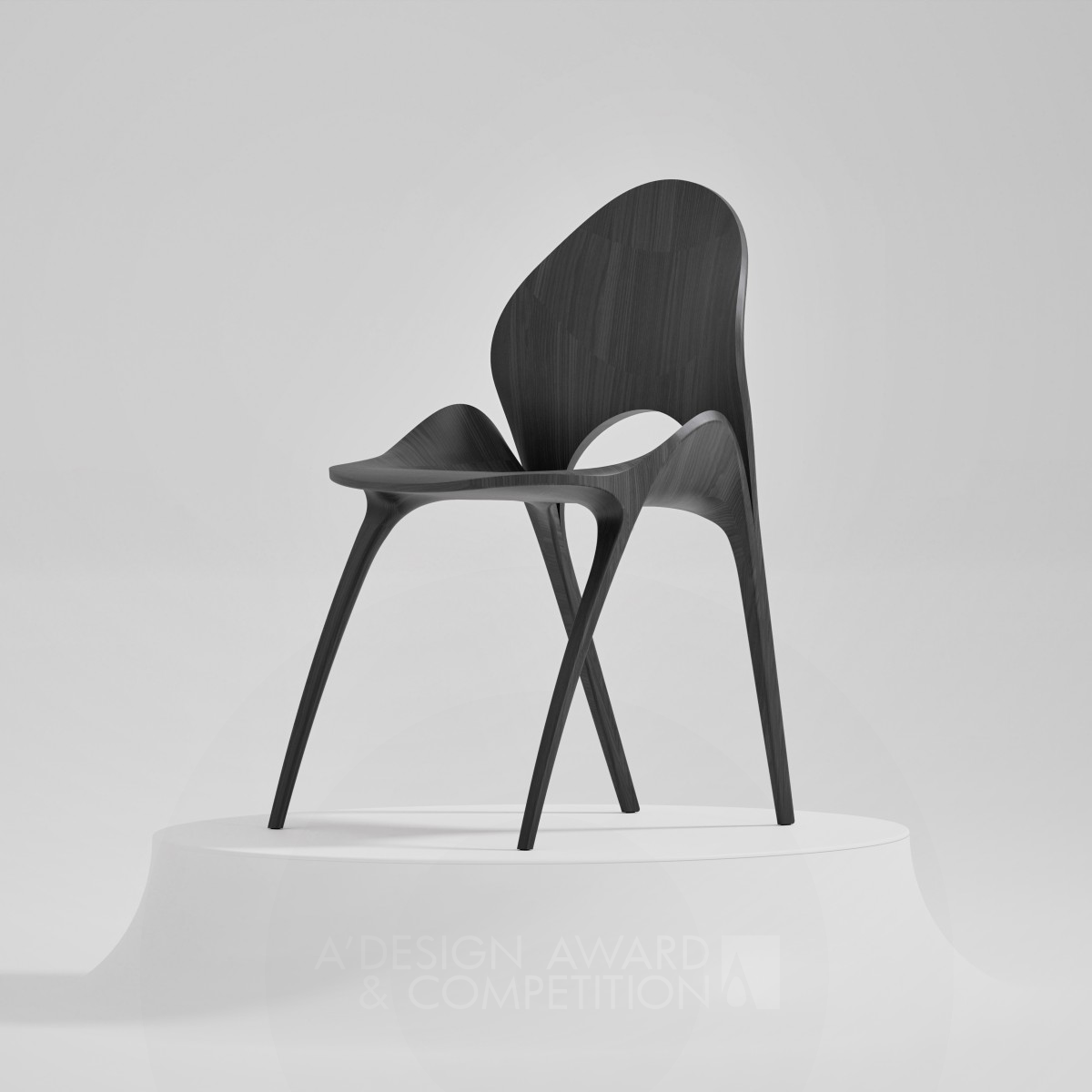Pablo Vidiella wins Golden at the prestigious A' Furniture Design Award with Hana Chair.