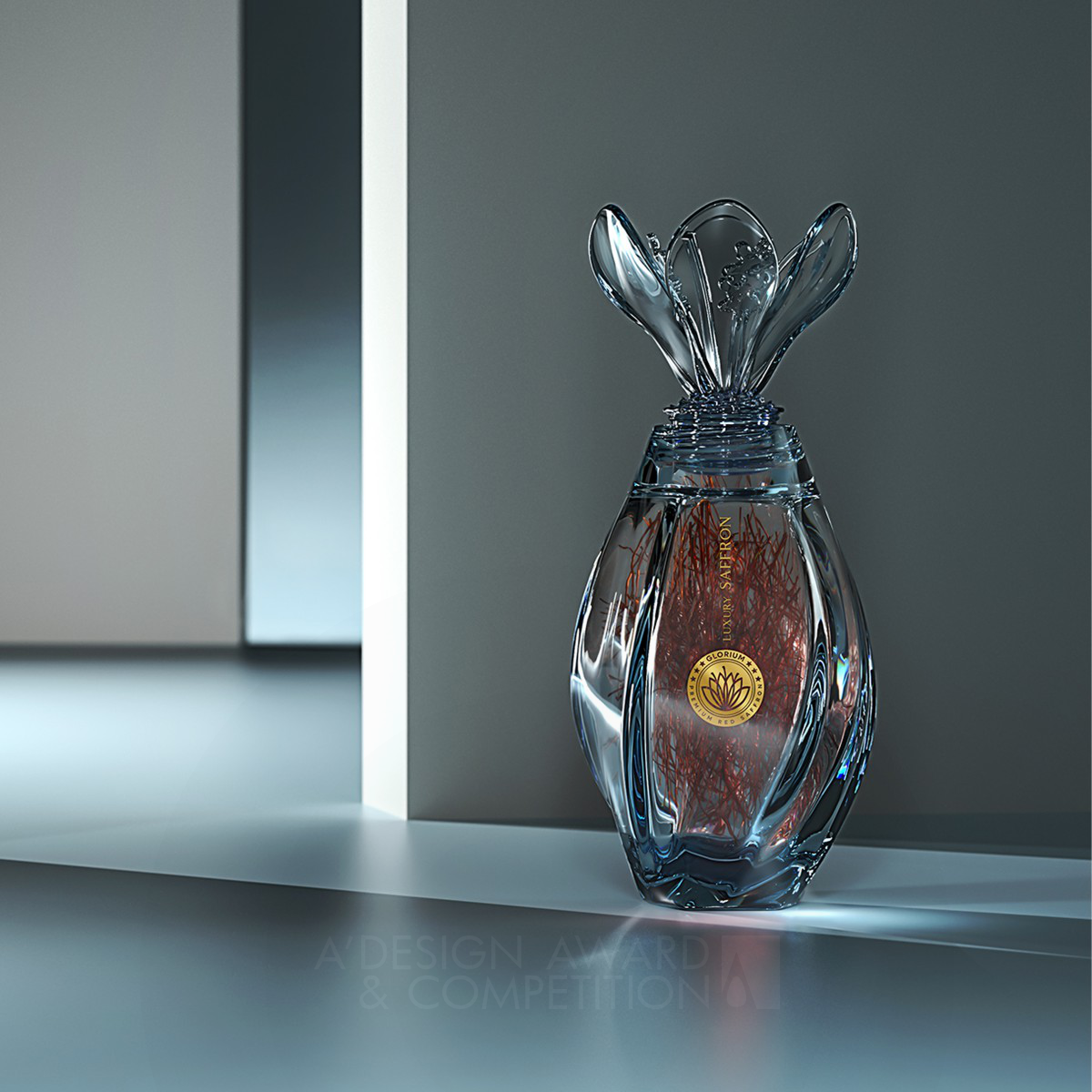 Arvin Maleki's Glorium: Saffron Packaging Redefined