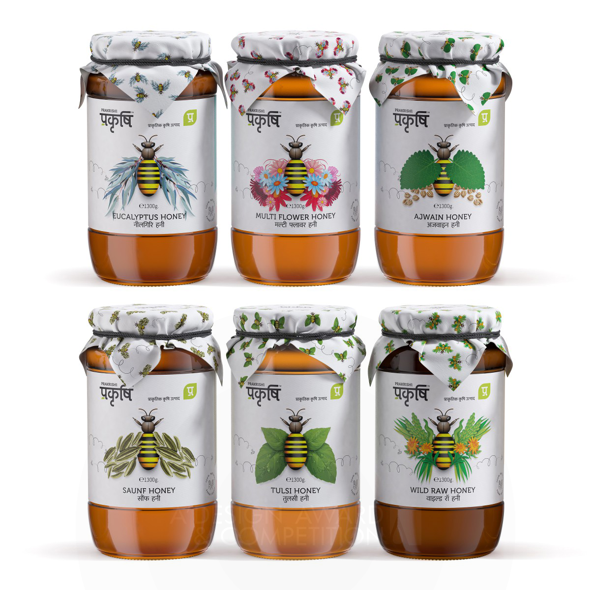 Prakrishi Honey Packaging by Vishal Vora