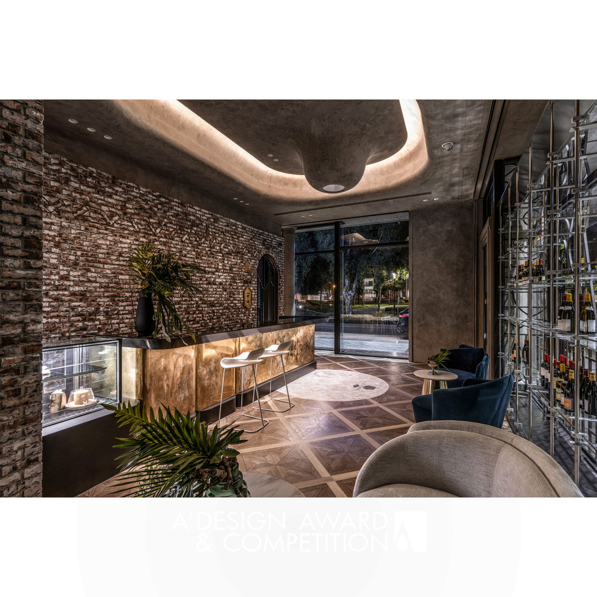 Hsin Ting Weng wins Silver at the prestigious A' Interior Space, Retail and Exhibition Design Award with Champion Wine Cave.