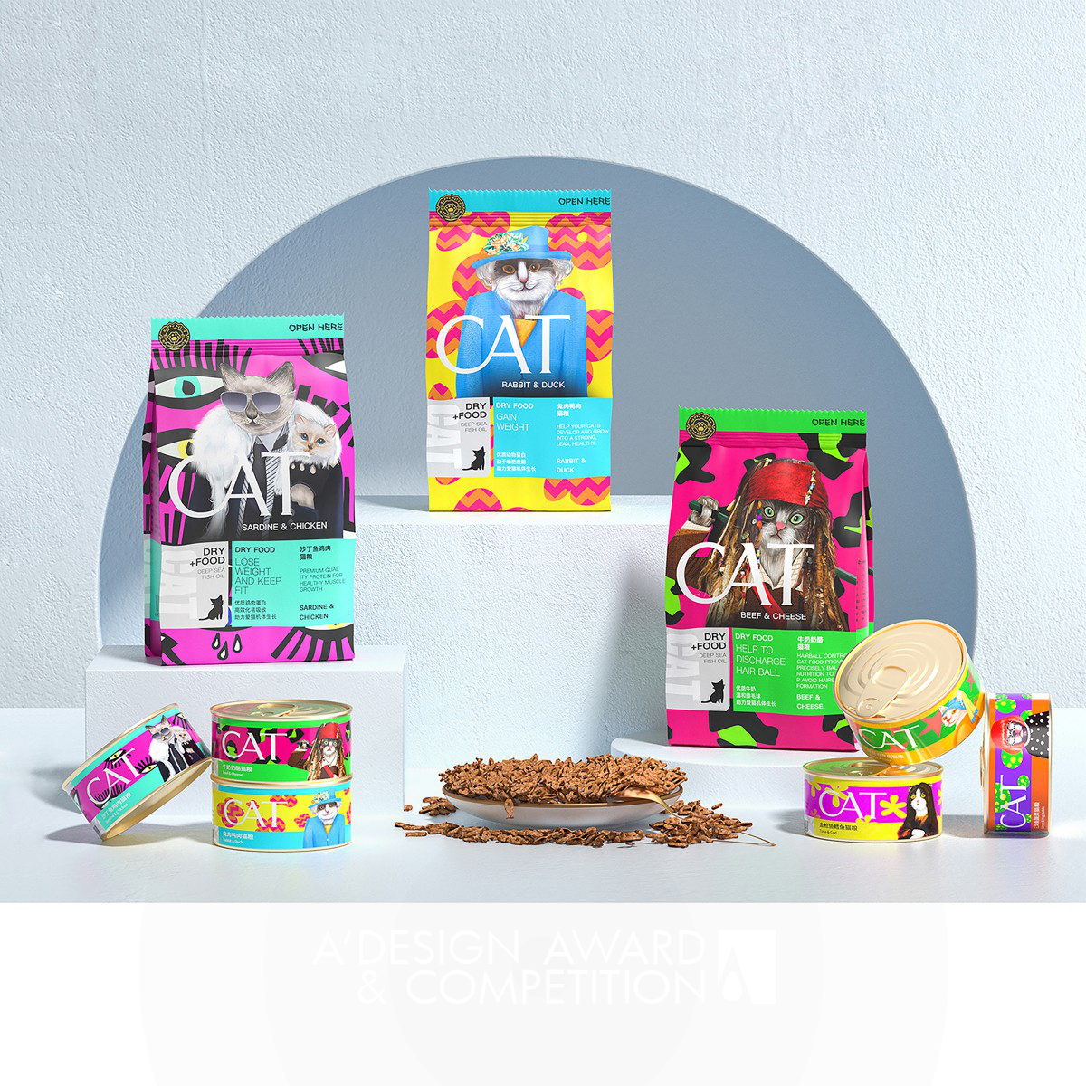 Happy Petty: Innovative Pet Food Packaging Combining Fashion and Art