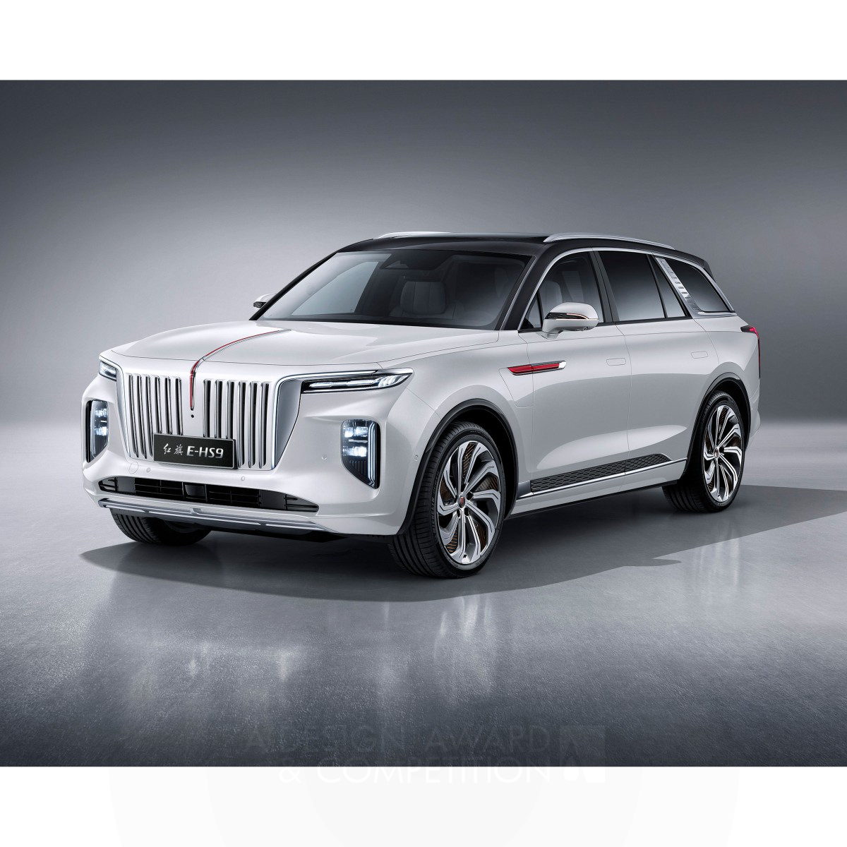 CHINA FAW GROUP CO., LTD. wins Platinum at the prestigious A' Car and Land Based Motor Vehicles Design Award with Hongqi E-HS9 Full Electric Car.
