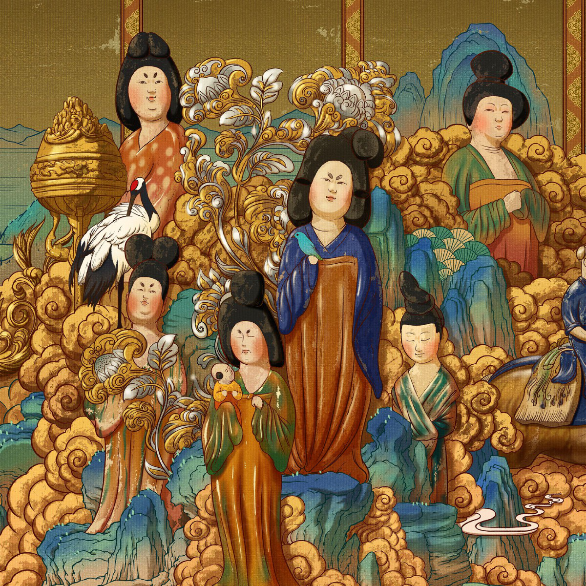 Chang'an Still Illustration Series by Wu yao