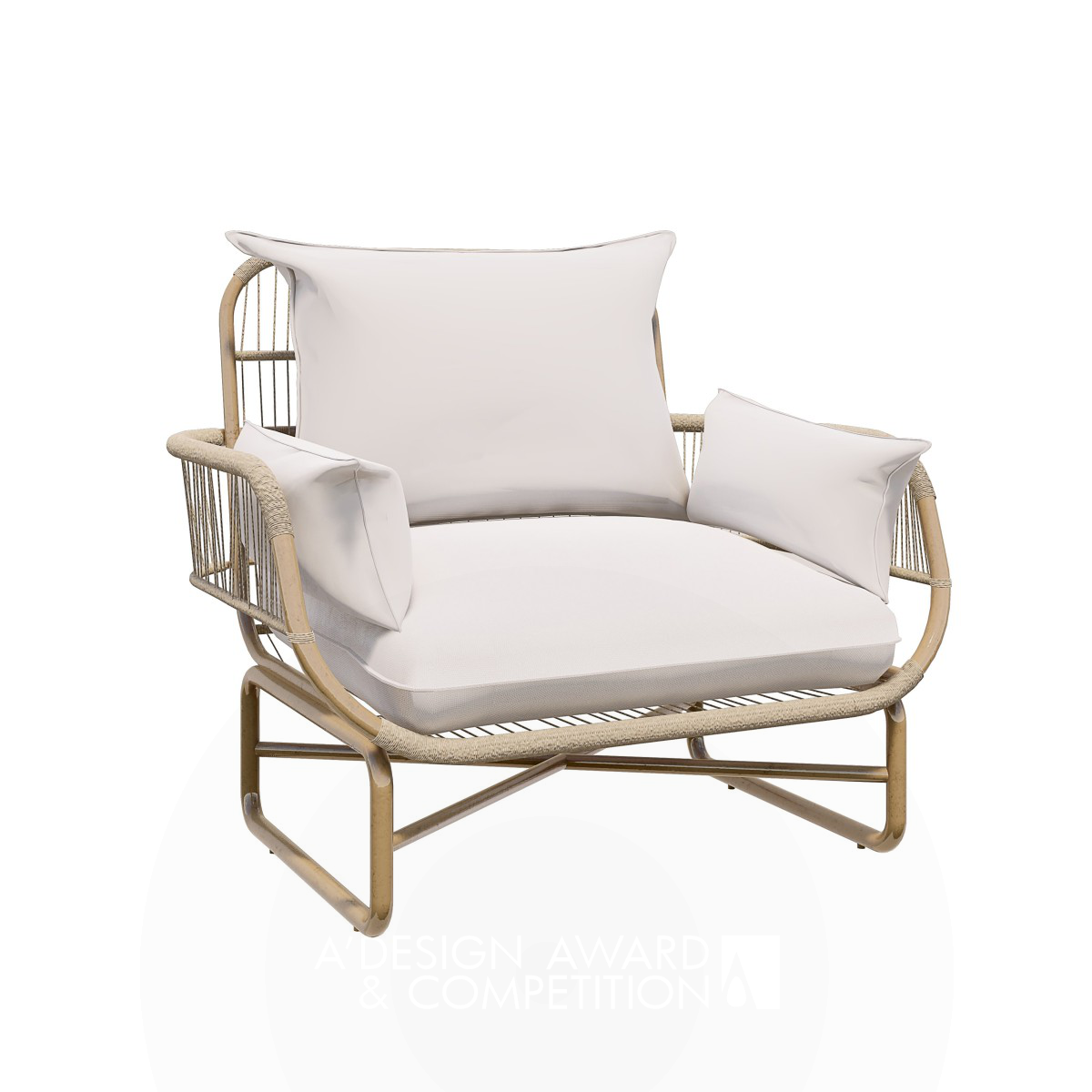 Umma Armchair: A Coastal Haven for Indoor and Outdoor Relaxation