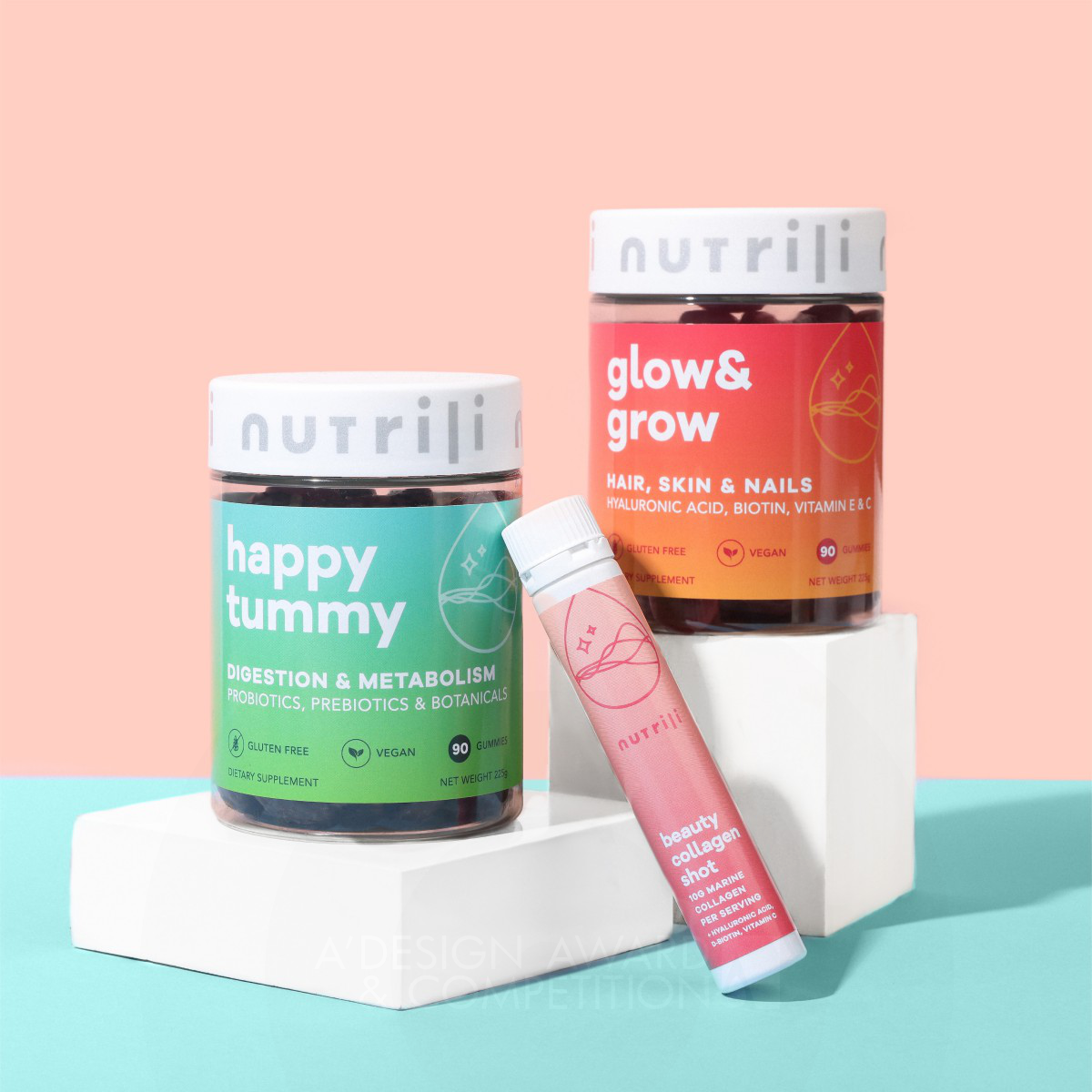 Nutrili Supplements Branding by Cansu Dagbagli Ferreira