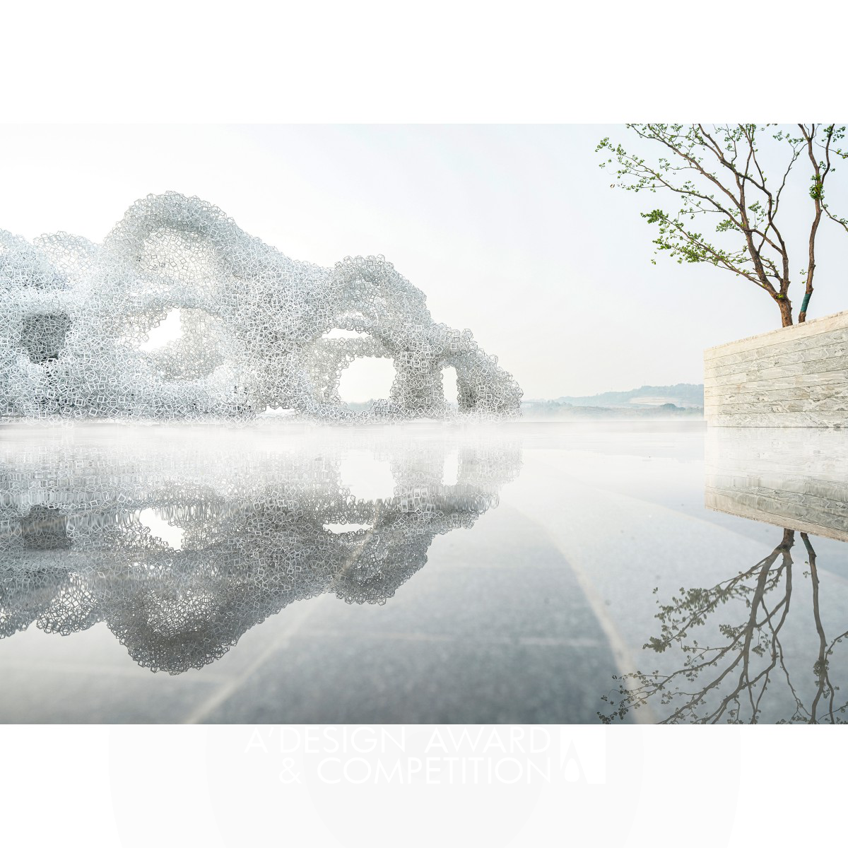 Облачное искусство в архитектуре: проект "River Cloud" от Shang Cai