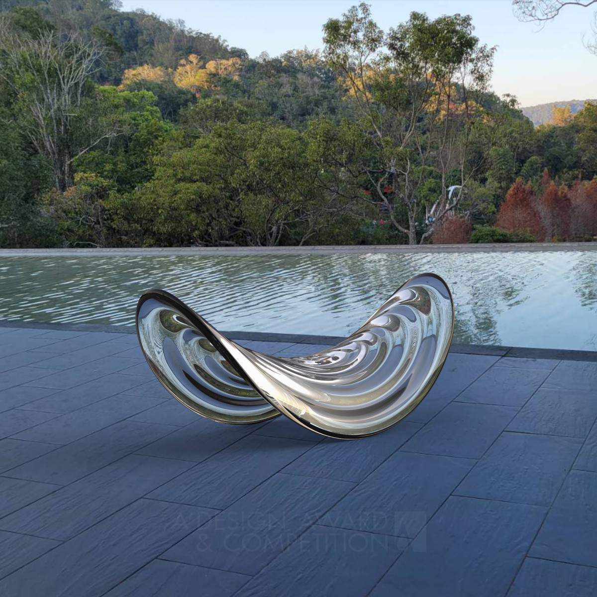 KUO-HSIANG KUO wins Silver at the prestigious A' Furniture Design Award with Water Ripples Chair.
