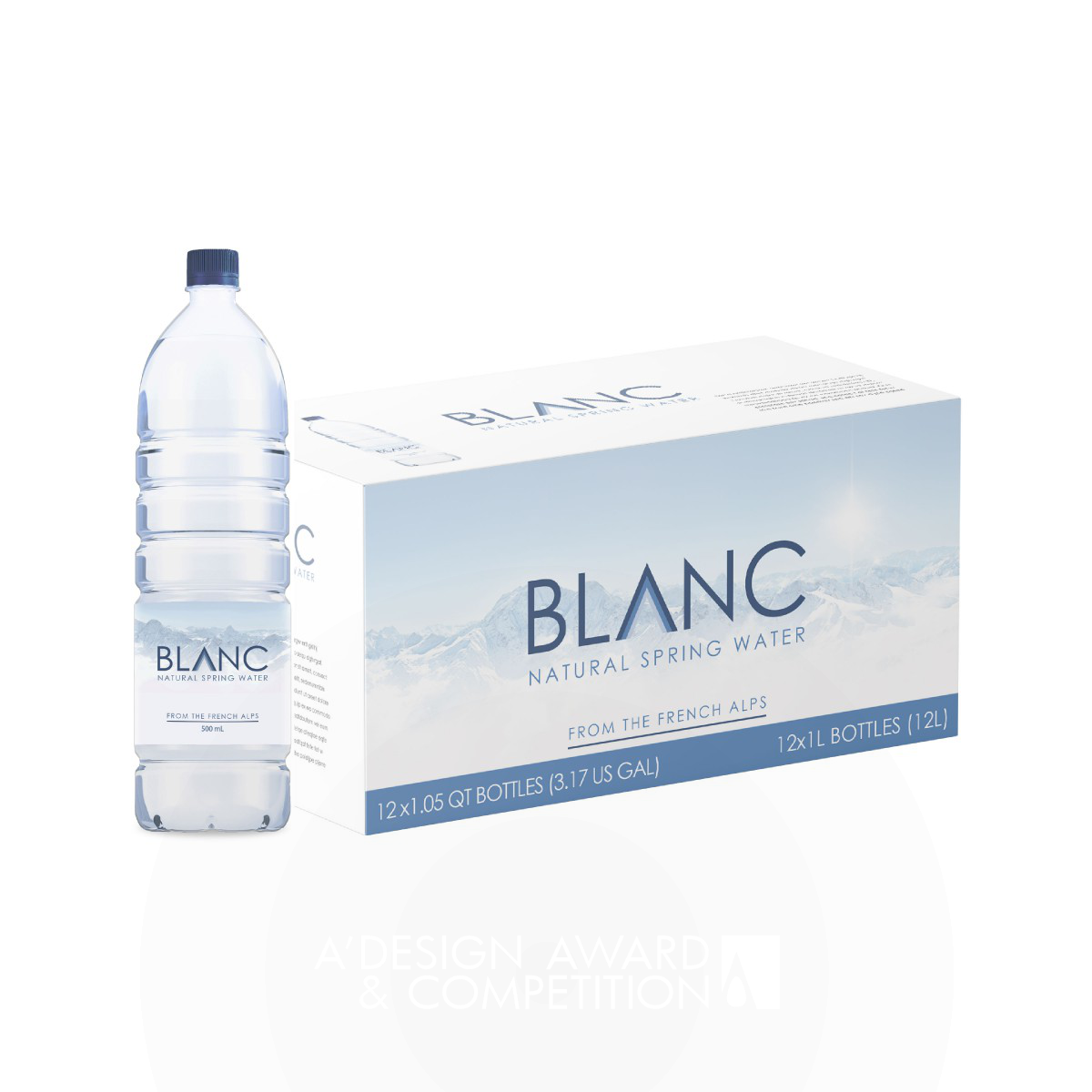 Blanc Water: Een Nieuwe Identiteit voor een Prestigieus Watermerk