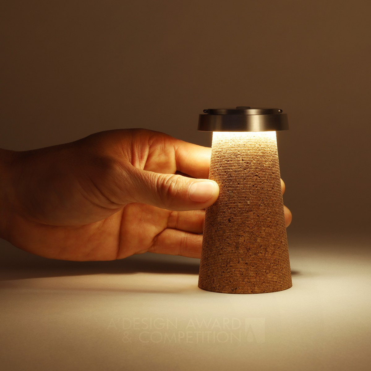 Takanori Urata Recycled Cork LED Lantern