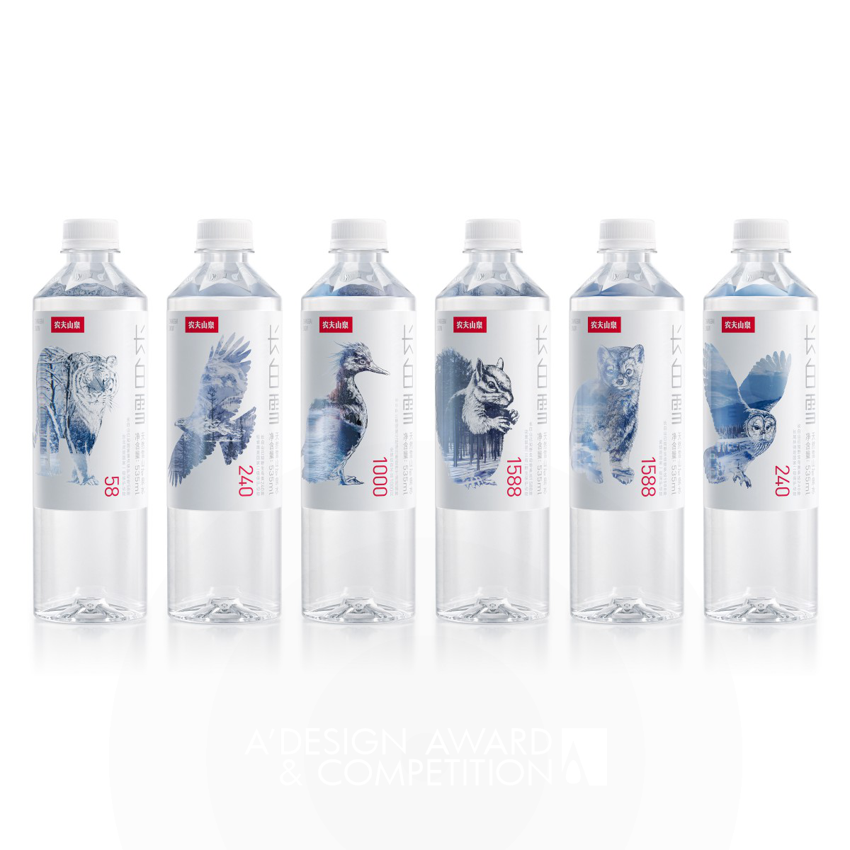 Changbai Snow Packaging For Mineral Water by 37°Design