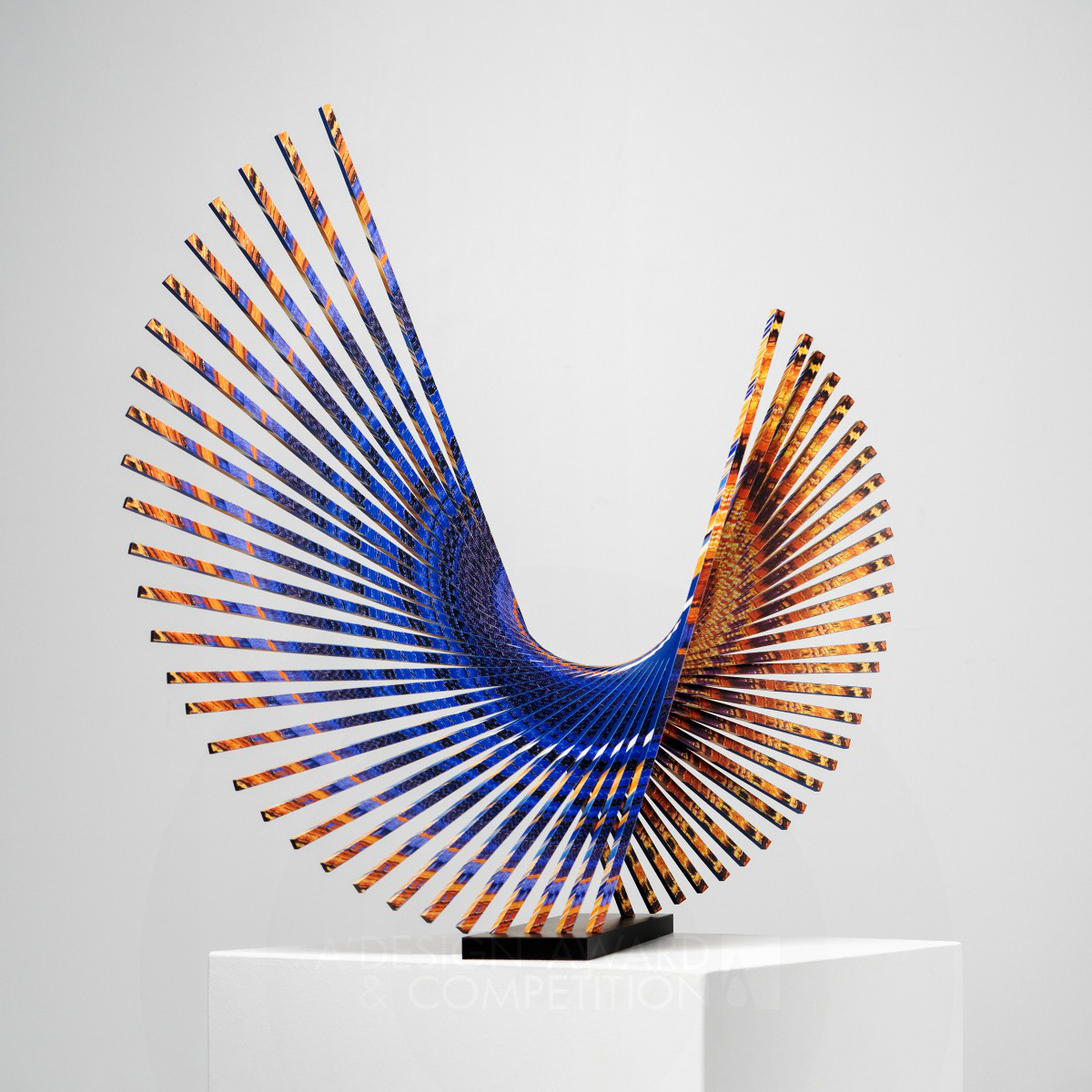 Blue Phoenix Sculpture