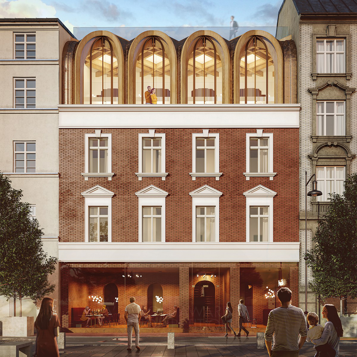 ワヴェル王宮近くのクラクフのテナメントハウス：伝統と革新の融合