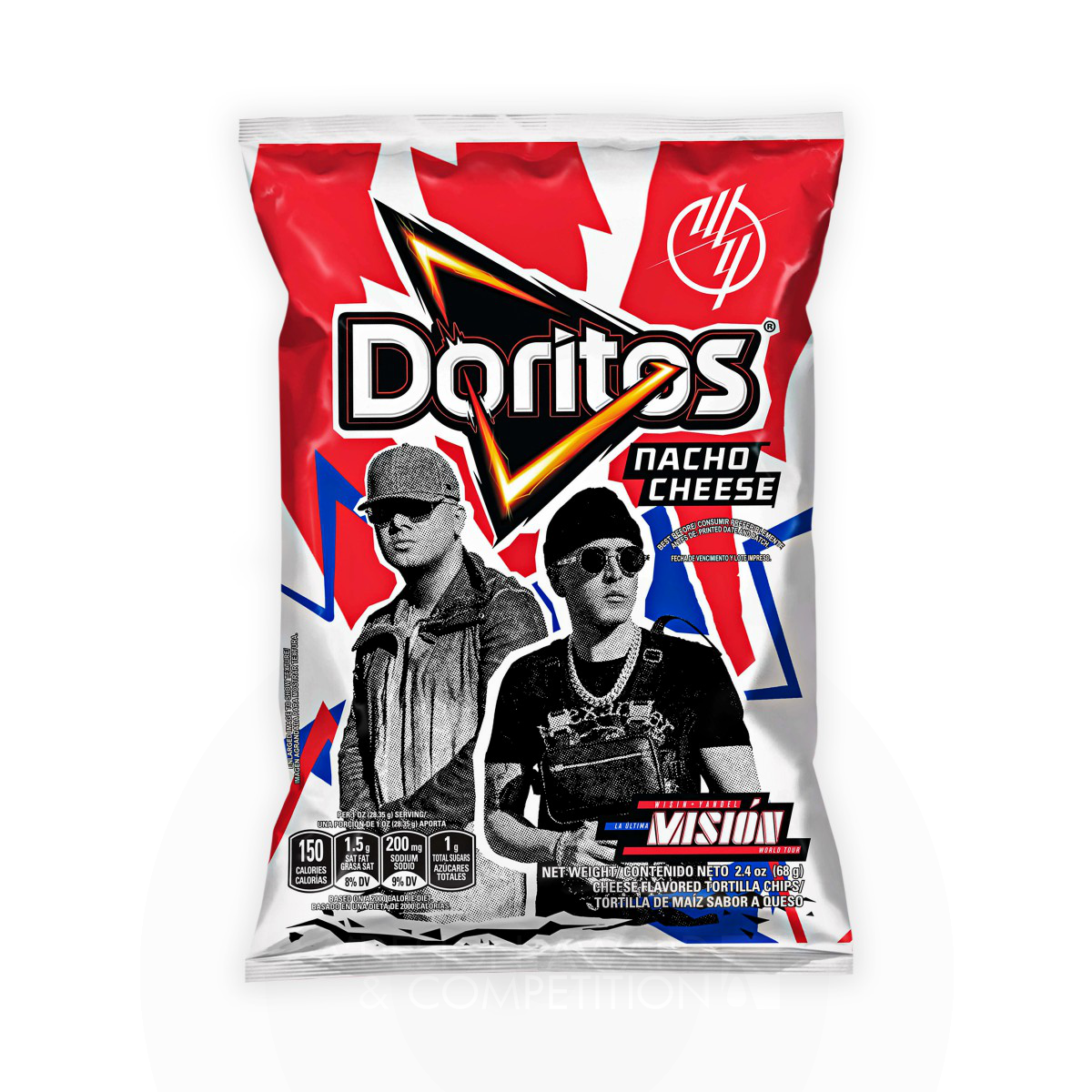 Doritos W and Y Food Packaging by PepsiCo Design & Innovation