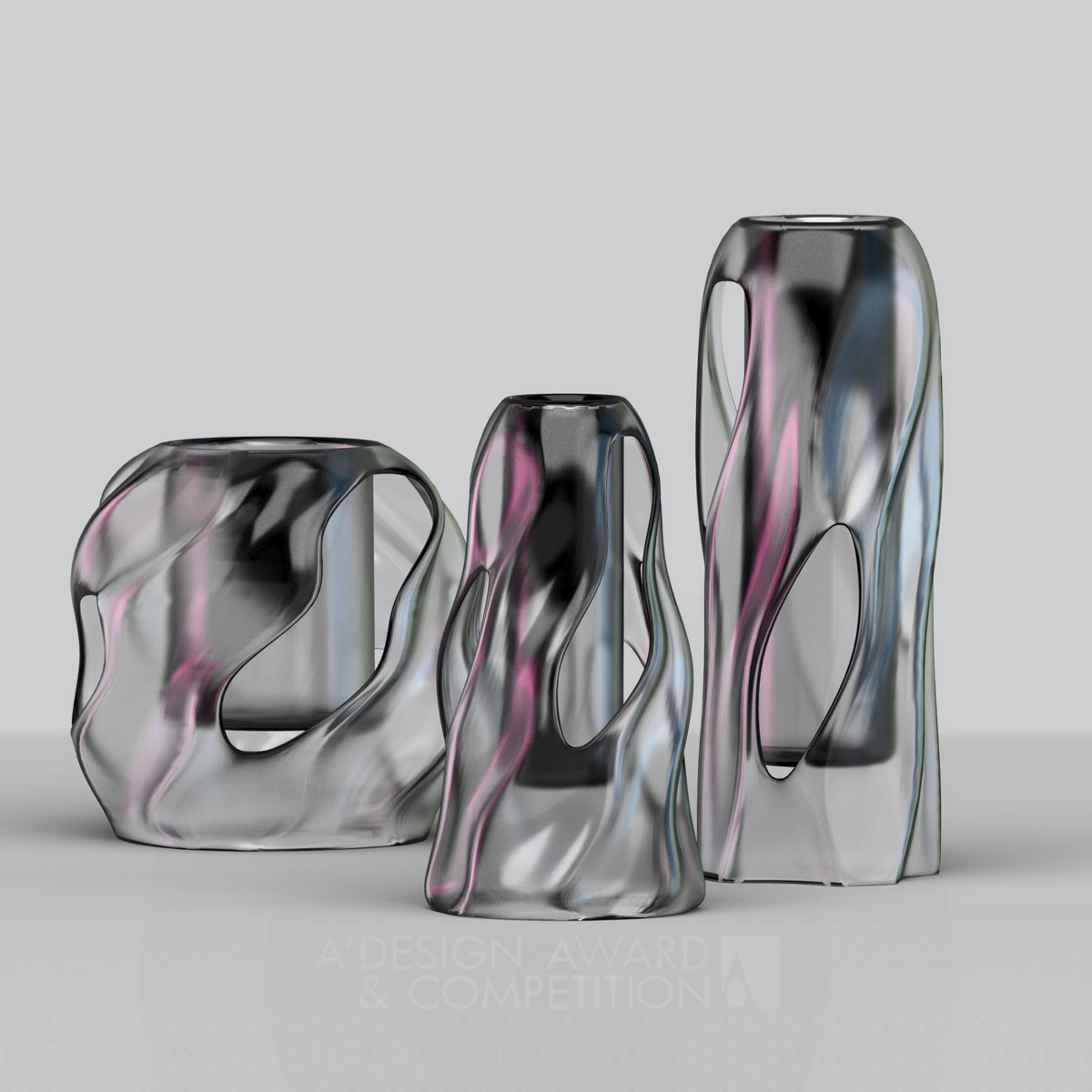 Wenkai Xue wins Silver at the prestigious A' 3D Printed Forms and Products Design Award with Mila 3D Printed Vase.