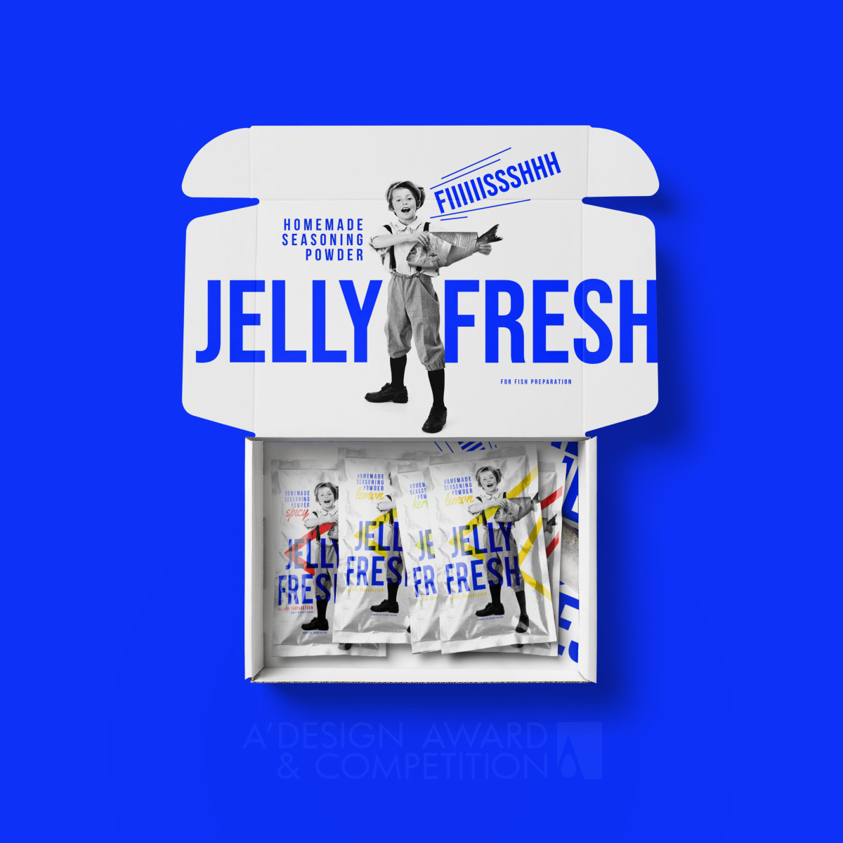 RODRIGO CHIAPARINI wins Silver at the prestigious A' Packaging Design Award with Jelly Fresh Seasoning Brand.