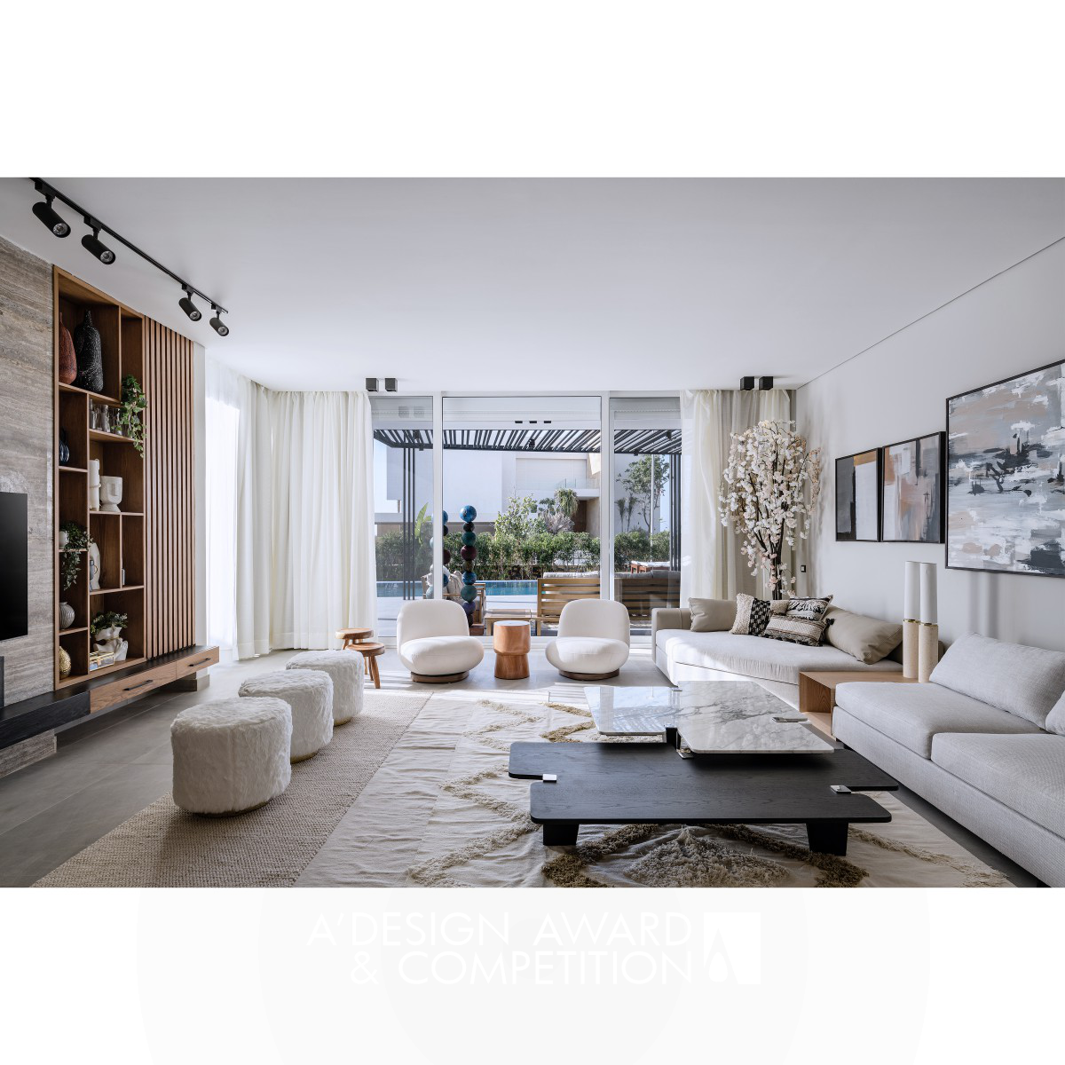 Seashell Villa Summer House by Hadeer Rashwan Silver Interior Space and Exhibition Design Award Winner 2023 