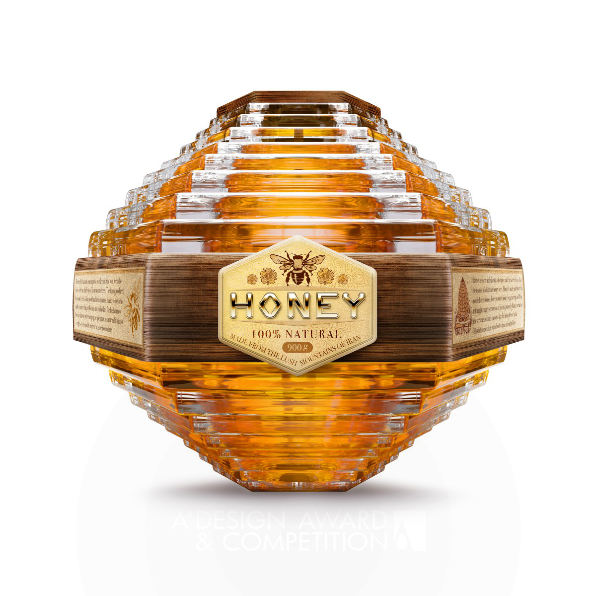 Wallrus Design Studio's "Honey" Wins Golden A' Packaging Design Award