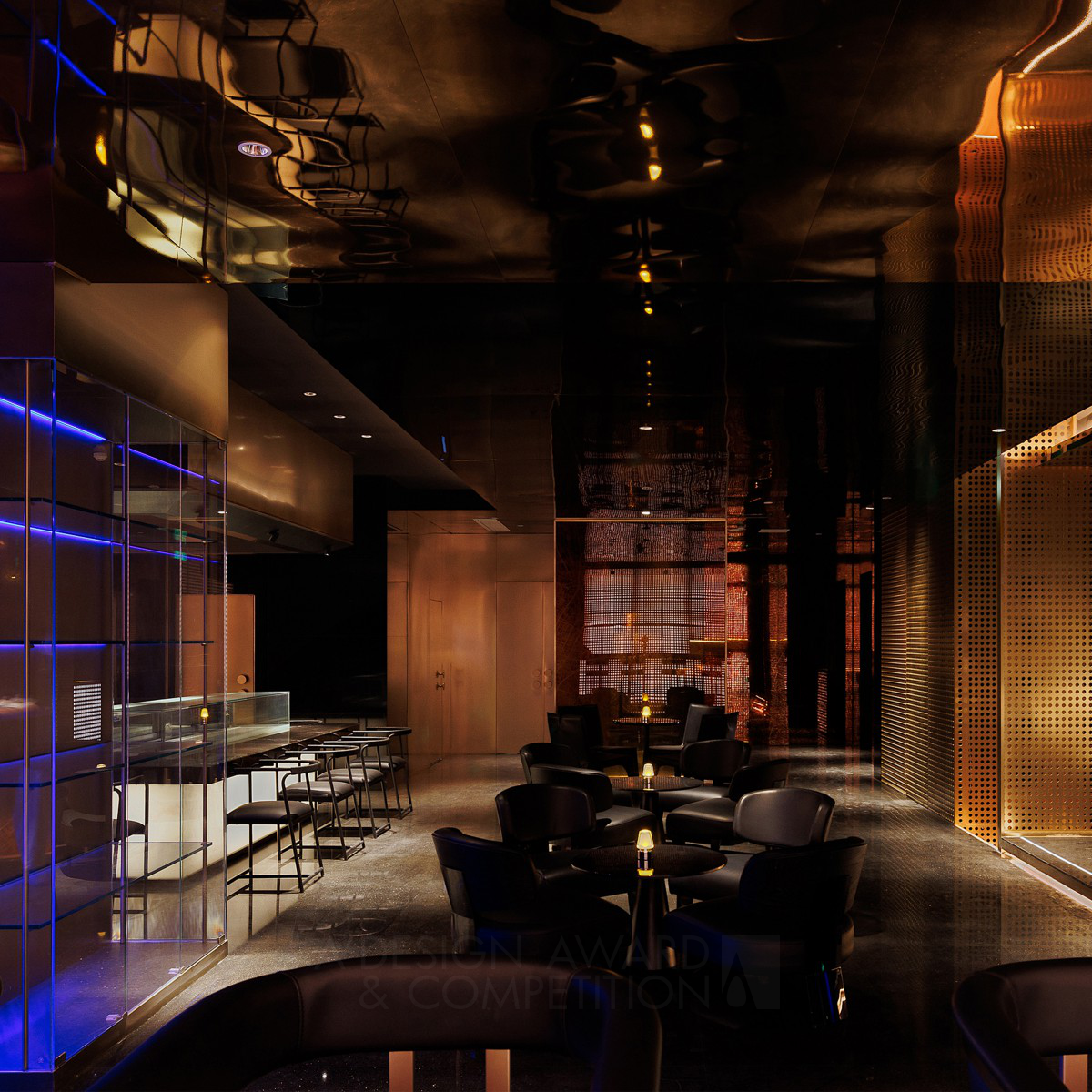 Y Club Bar and Restaurant by Jian Huang Chen Silver Interior Space and Exhibition Design Award Winner 2024 