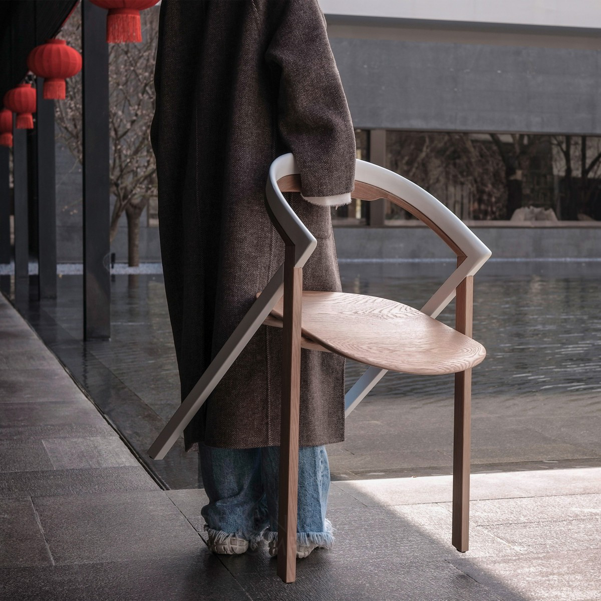 Ming-Li Chang wins Silver at the prestigious A' Furniture Design Award with Lotus Guest Chair.