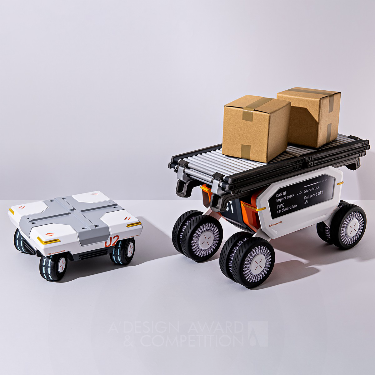 Cos Conveyer Pro Transport Goods Vehicle by Chien Yu-Chieh and Li Kai-Chu Iron Robotics, Automaton and Automation Design Award Winner 2024 