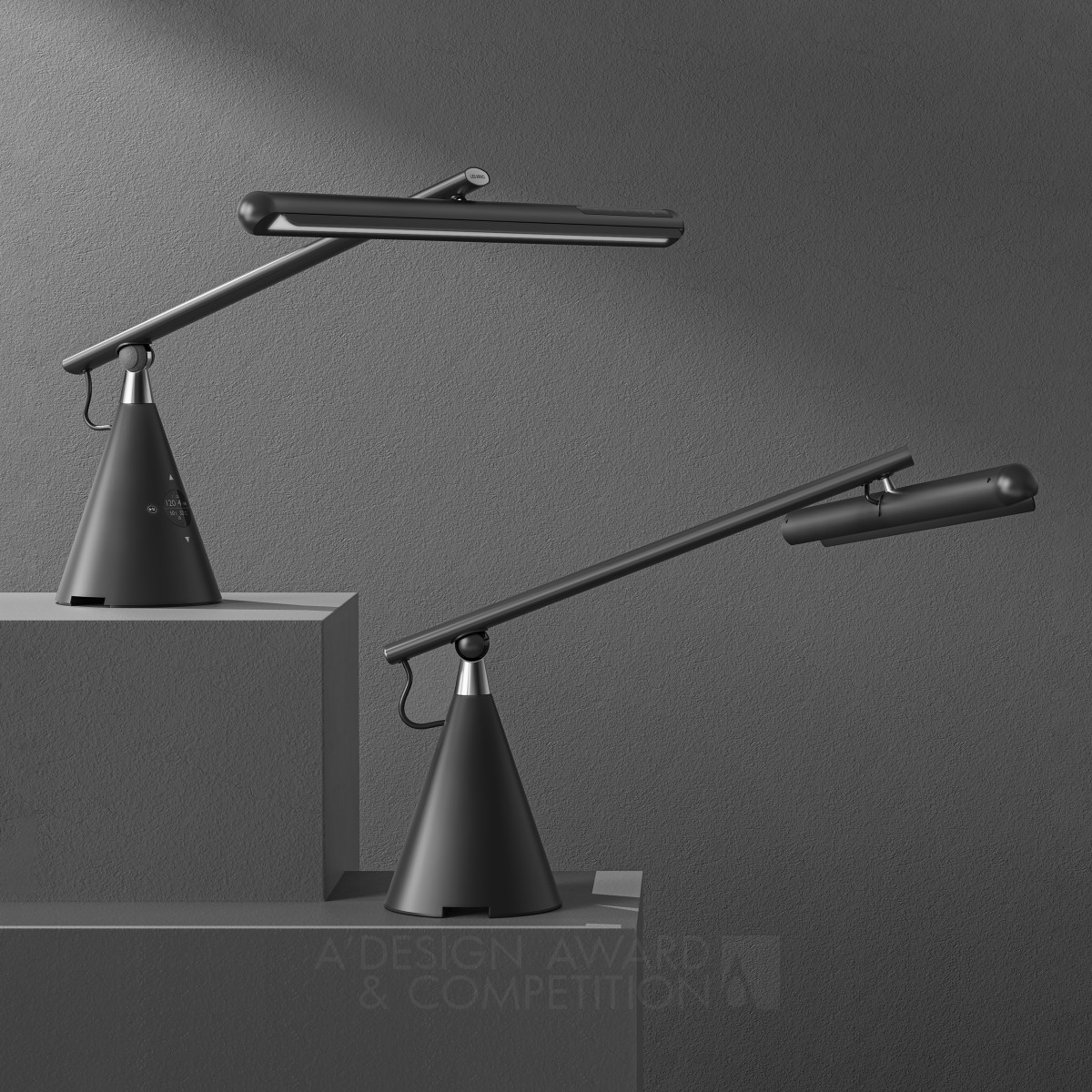 L and S Arno Series Piano Lamp by Changhai Zhao, Meiling Wang and Xiang Zhang Silver Lighting Products and Fixtures Design Award Winner 2024 