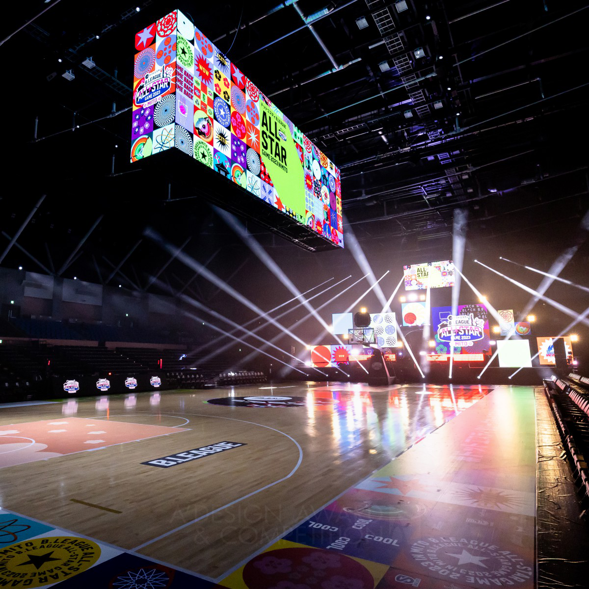 SonyMusic Solutions inc. wins Platinum at the prestigious A' Graphics, Illustration and Visual Communication Design Award with B. League All-Star Game 2023 Op Art.
