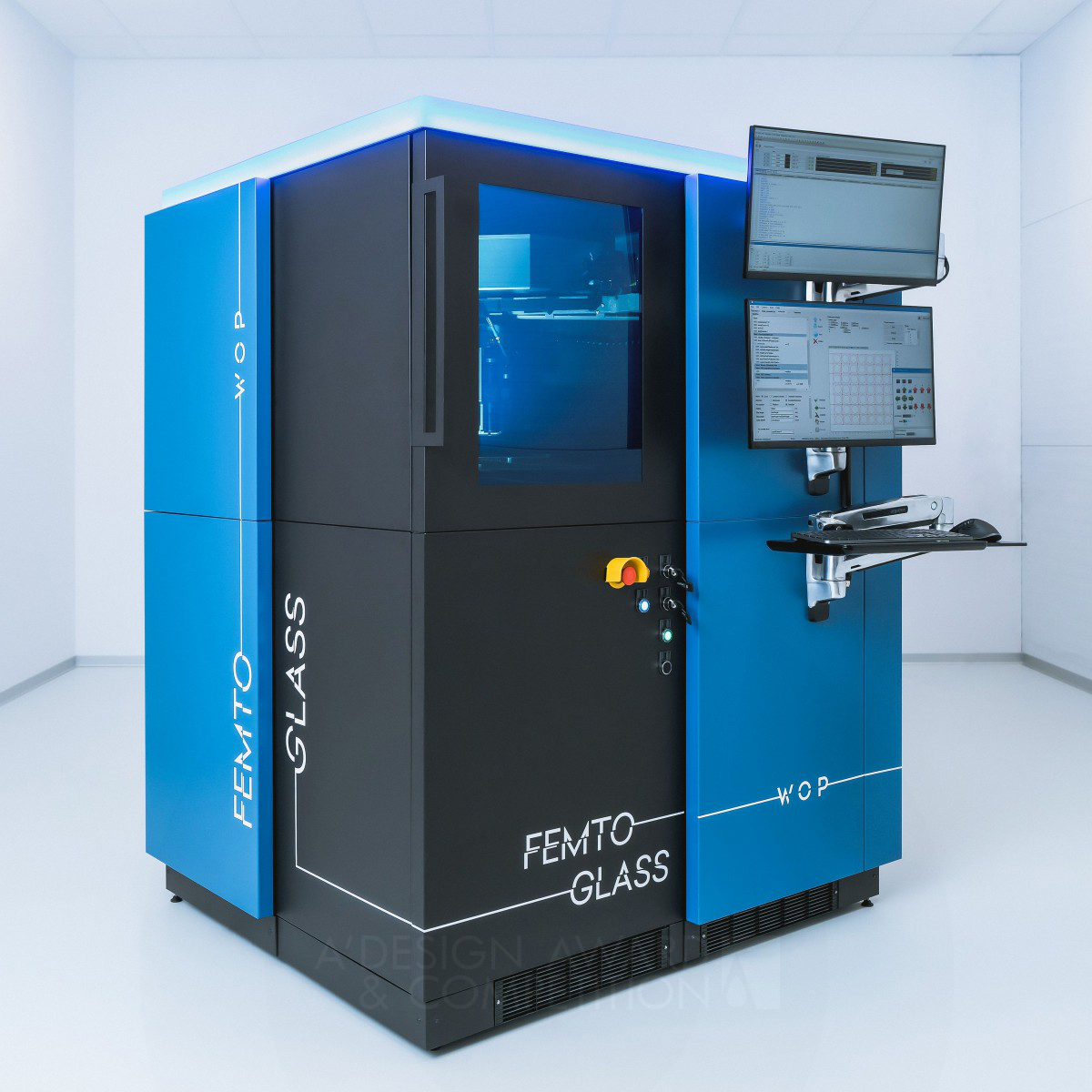 Desdorp wins Iron at the prestigious A' Manufacturing and Processing Machinery Design Award with FemtoGlass   Glass Cutting and Dicing Workstation.
