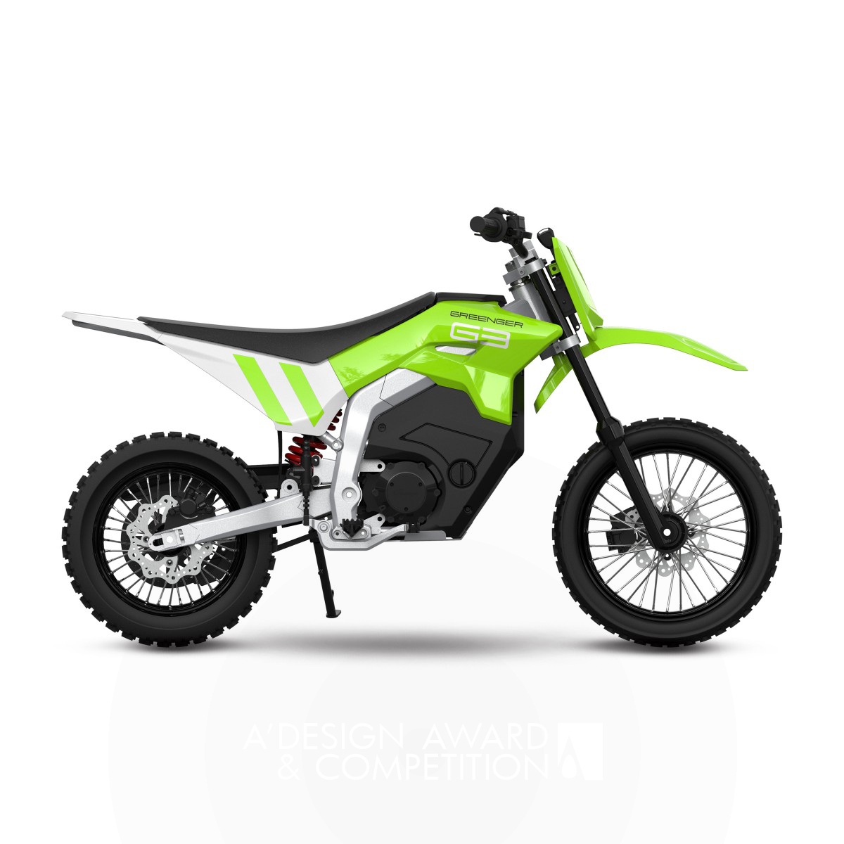 GREENGER ELETRIC TECHNOLOGY LLC wins Silver at the prestigious A' Motorcycle Design Award with Greenger G3 Electric Dirtbike.