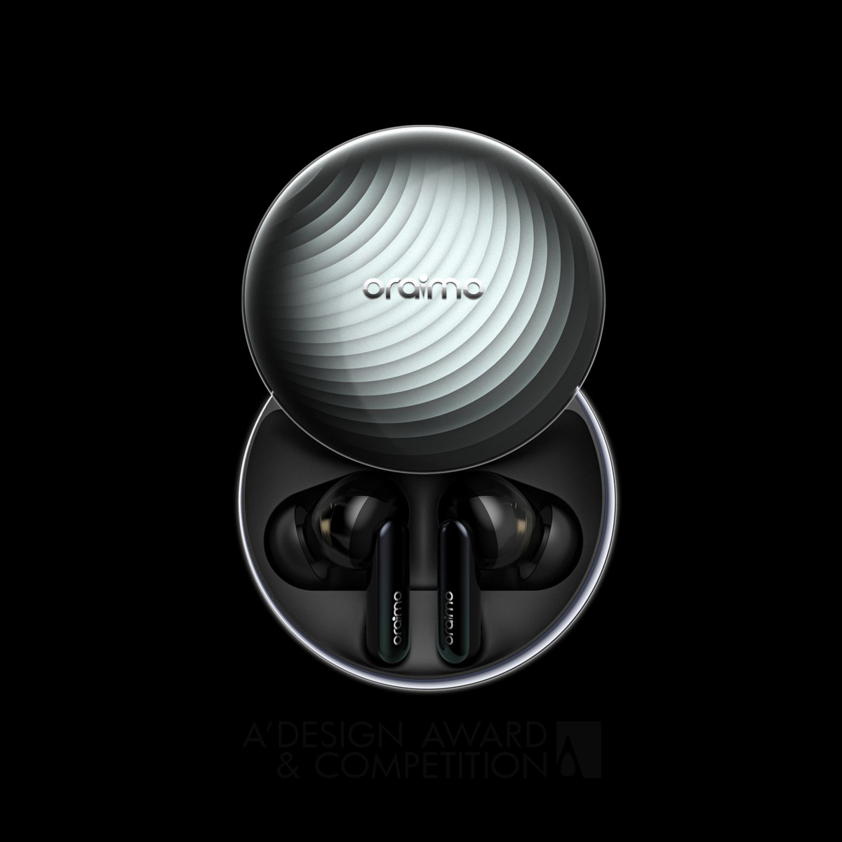 Shenzhen Transsion Holdings Co., Limited wins Iron at the prestigious A' Audio and Sound Equipment Design Award with Oraimo Free Pods 5 Bluetooth Headphones.